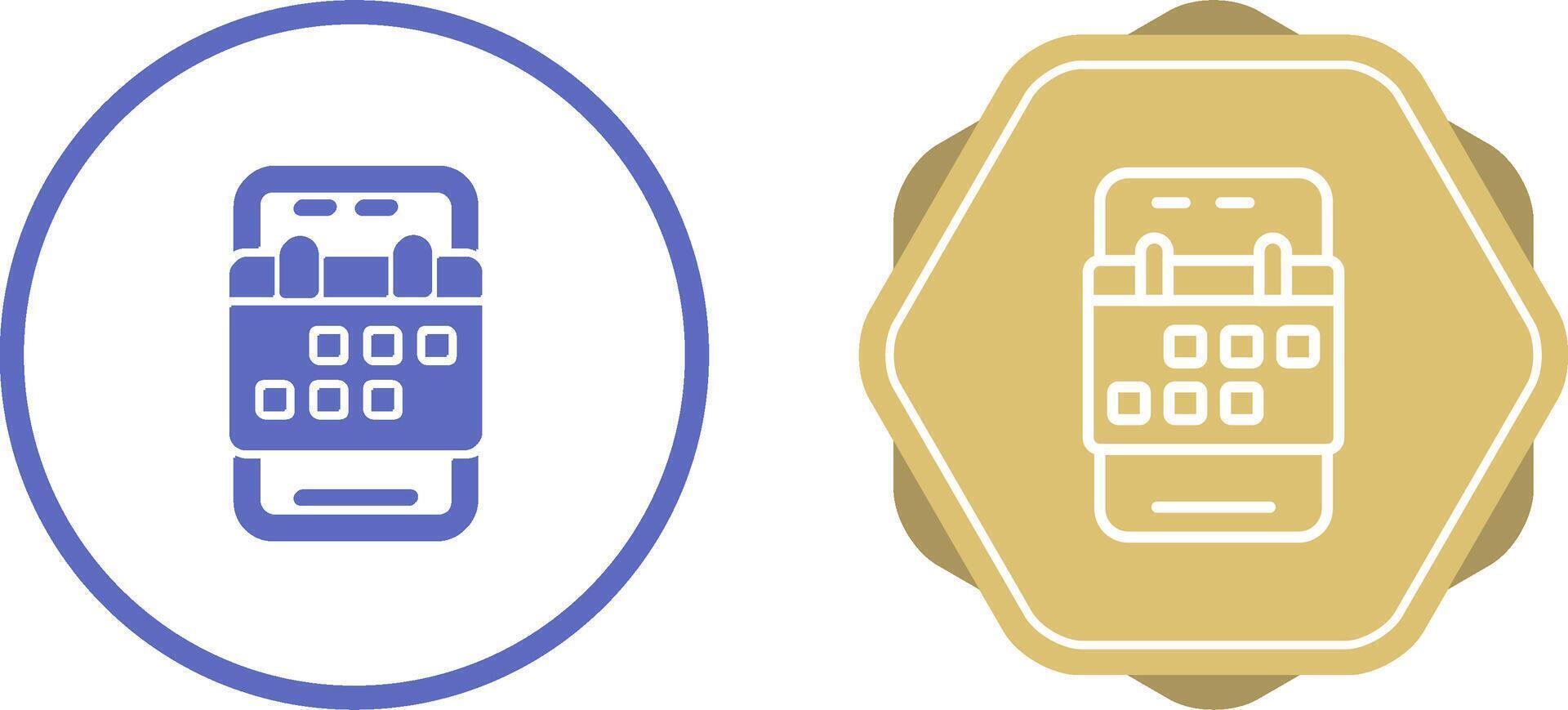 Booking App Vector Icon