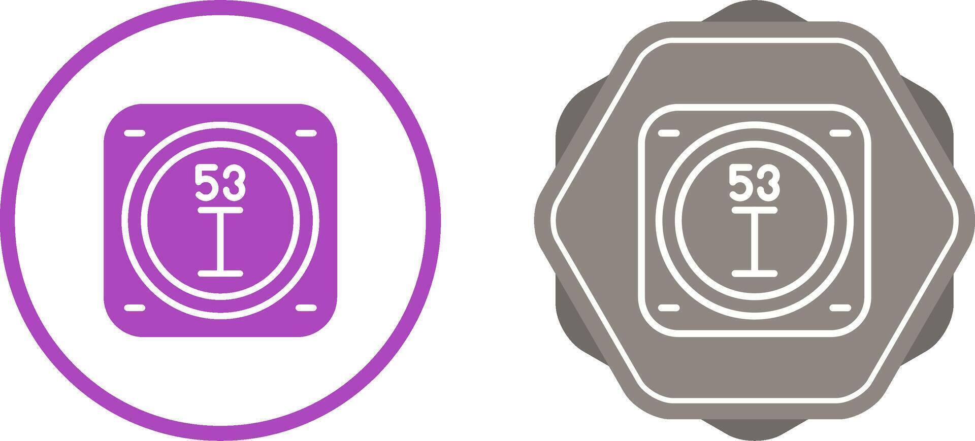 Unique Two Icons Set vector