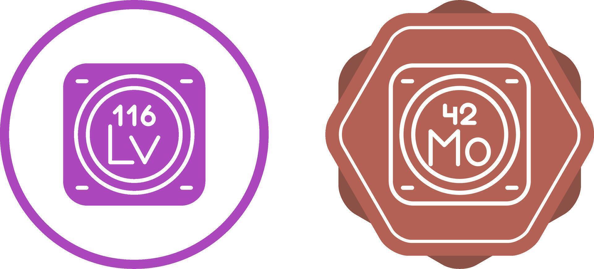 Unique Two Icons Set vector