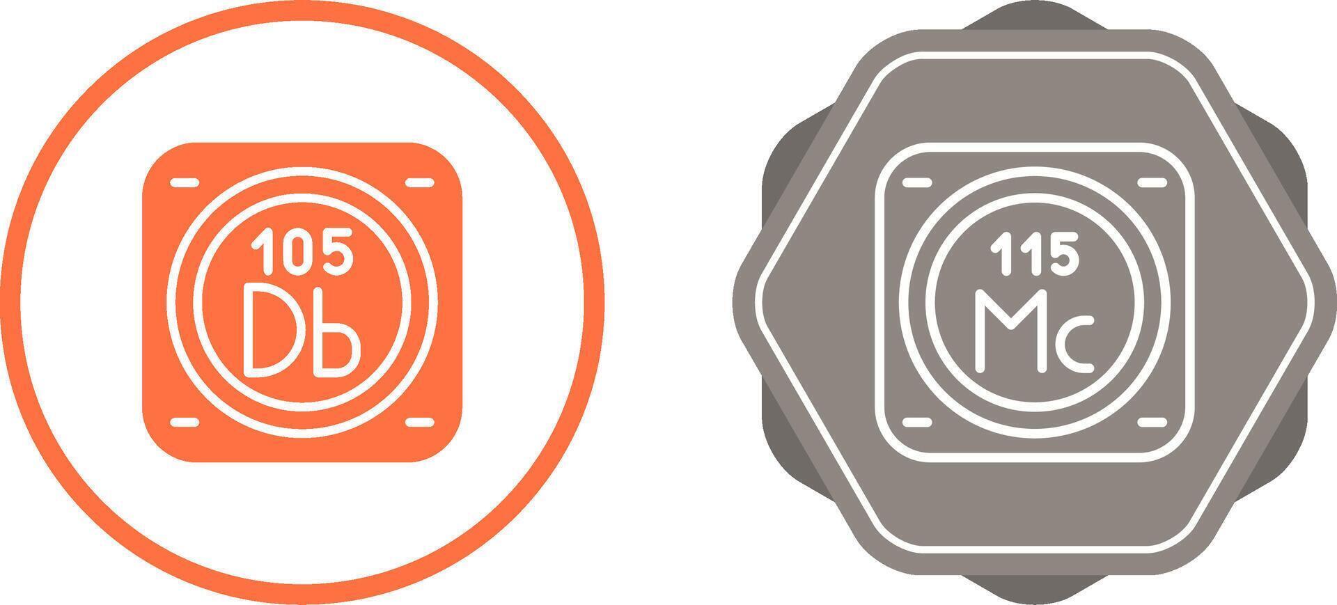 Unique Two Icons Set vector