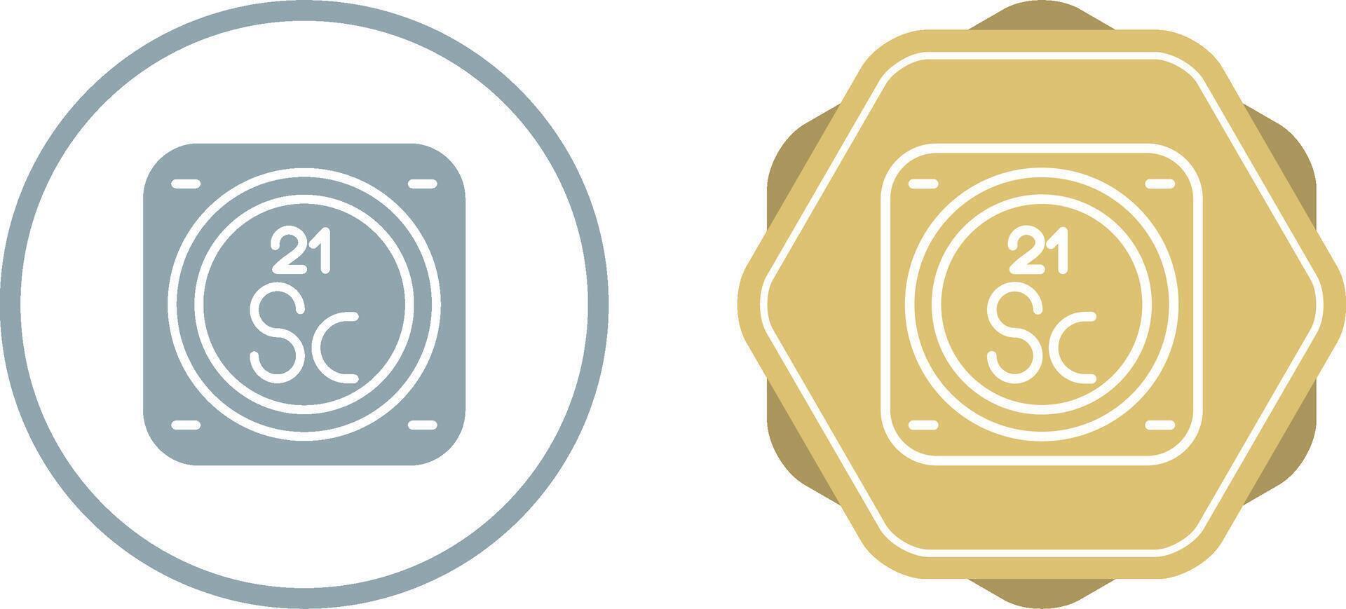 Unique Two Icons Set vector