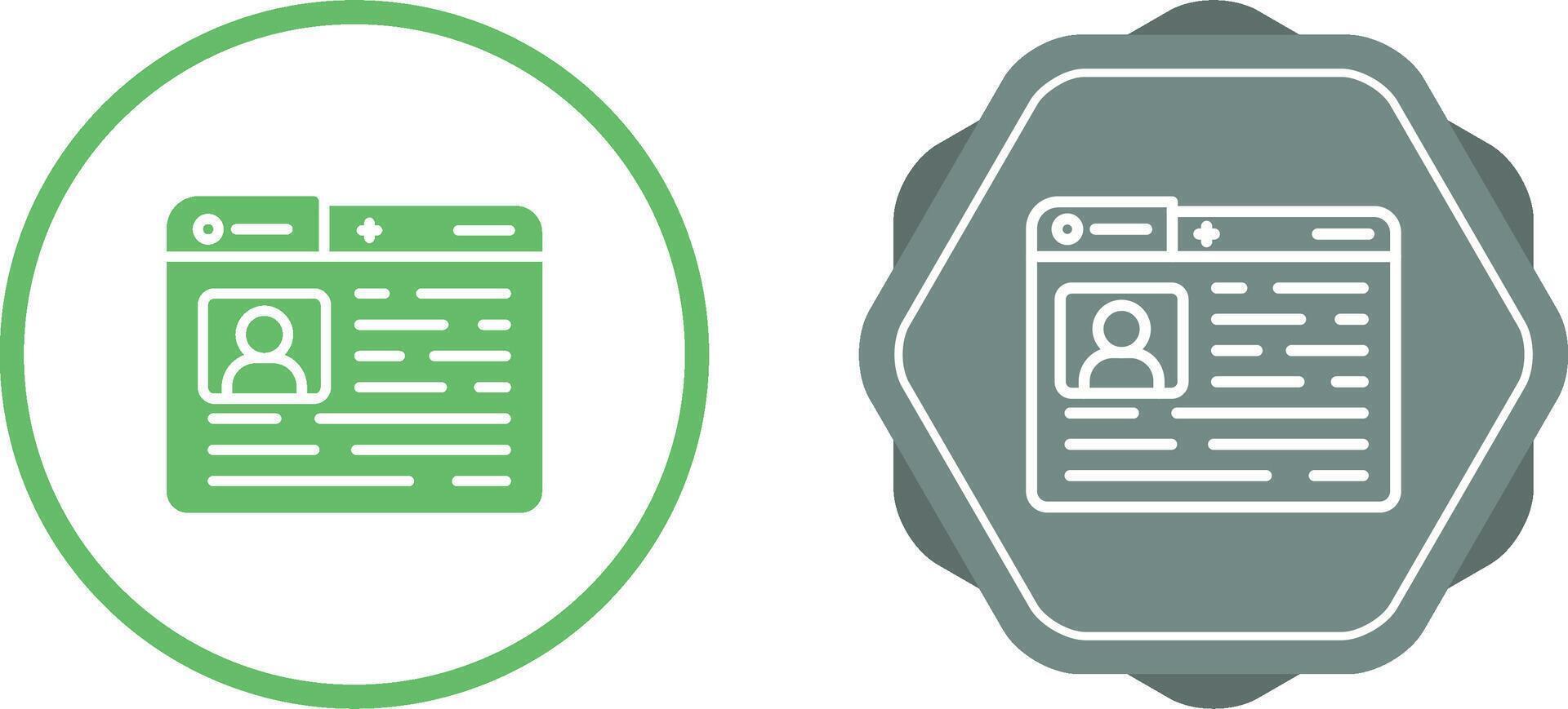Profile Vector Icon