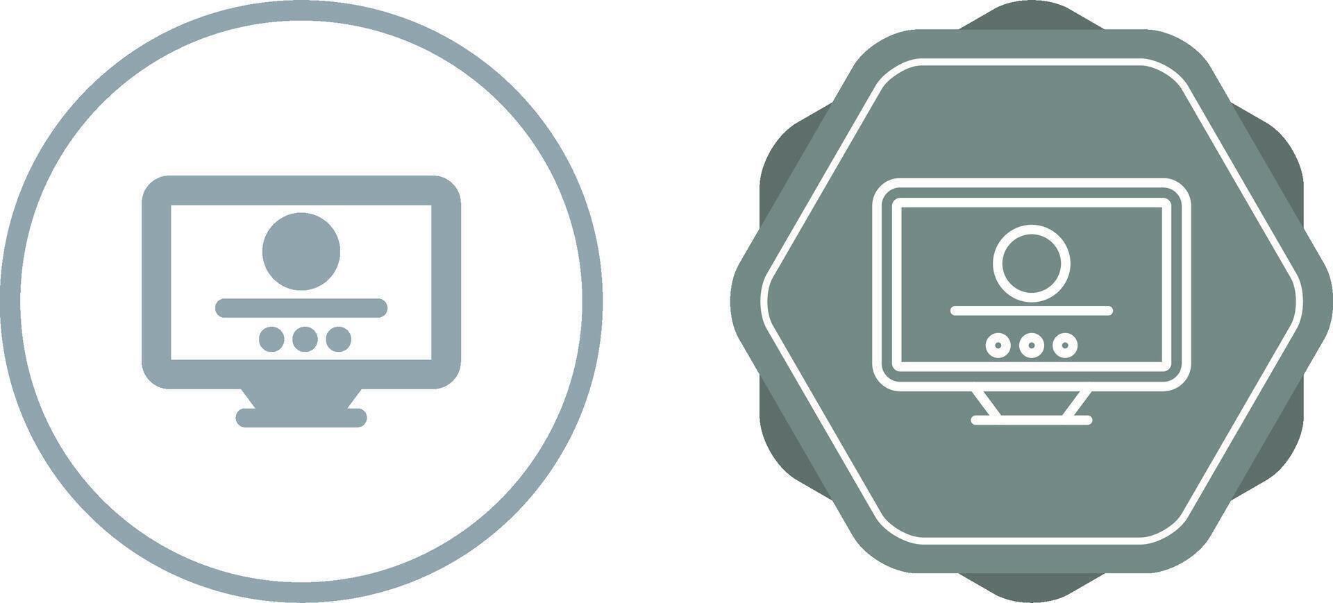 Desktop Vector Icon