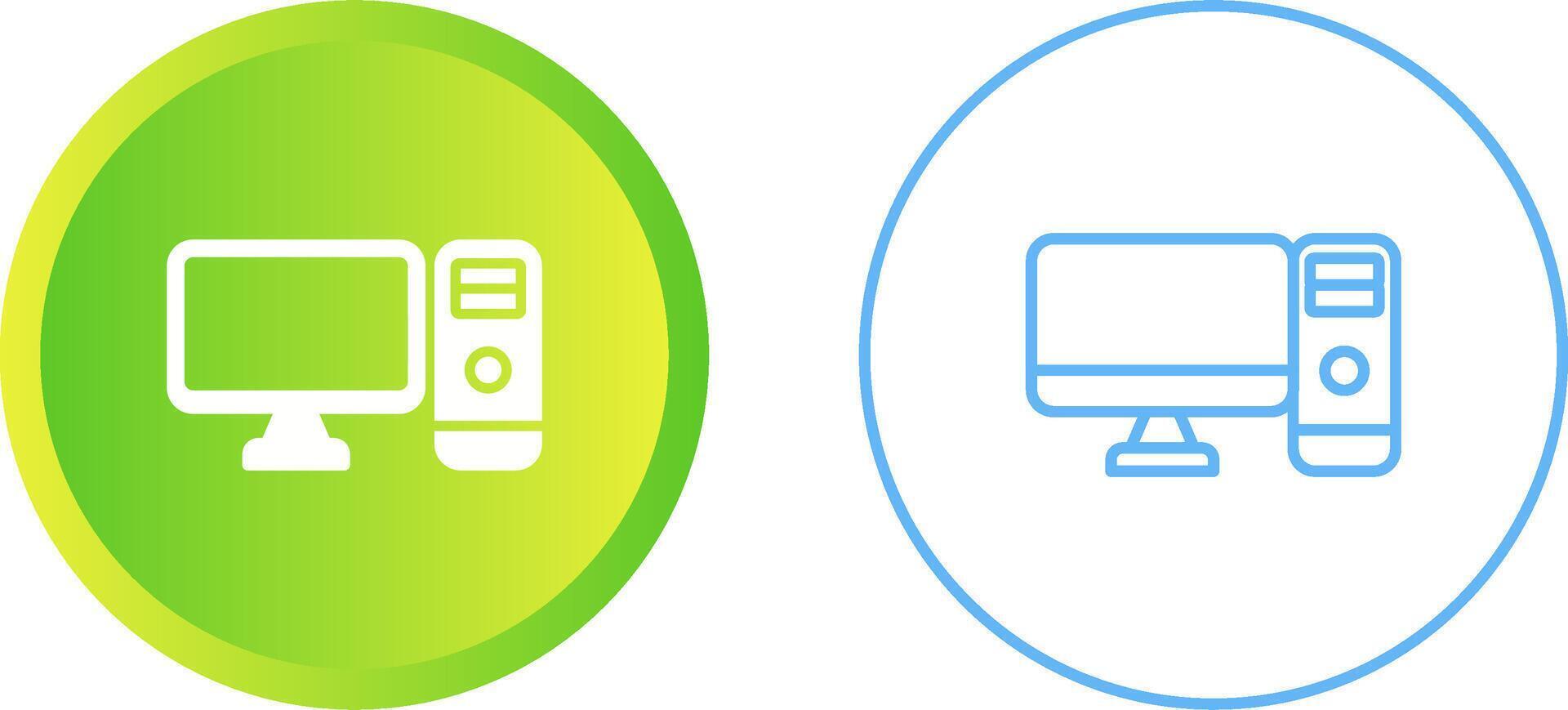Computer Vector Icon