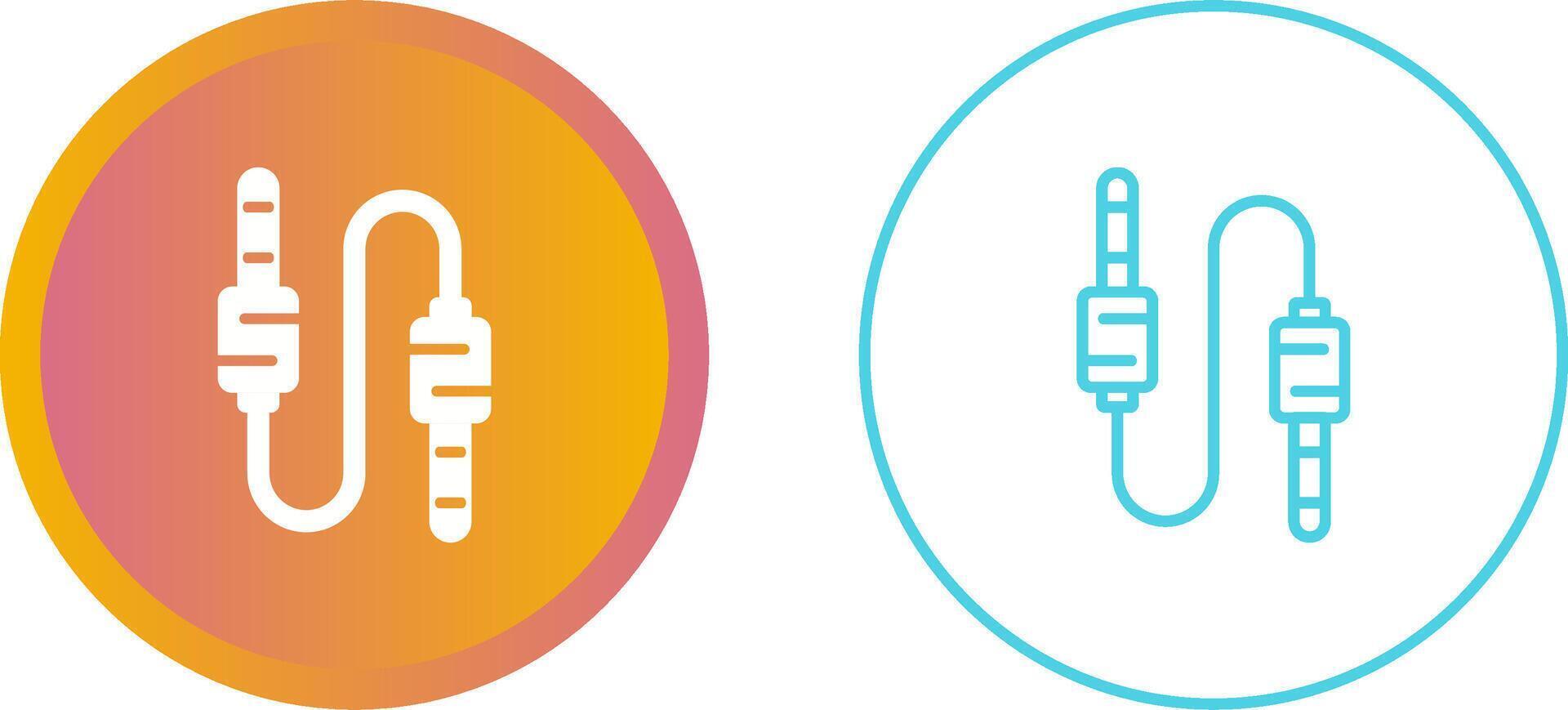 Audio Cable Vector Icon