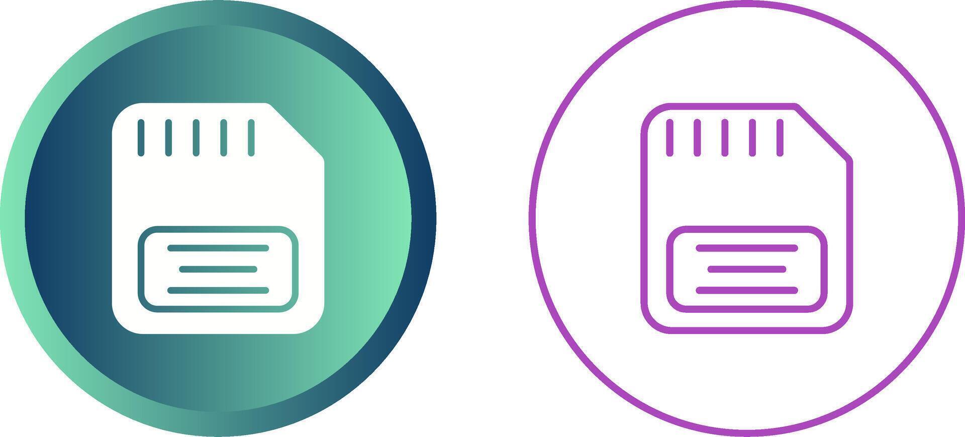 Memory Card Vector Icon