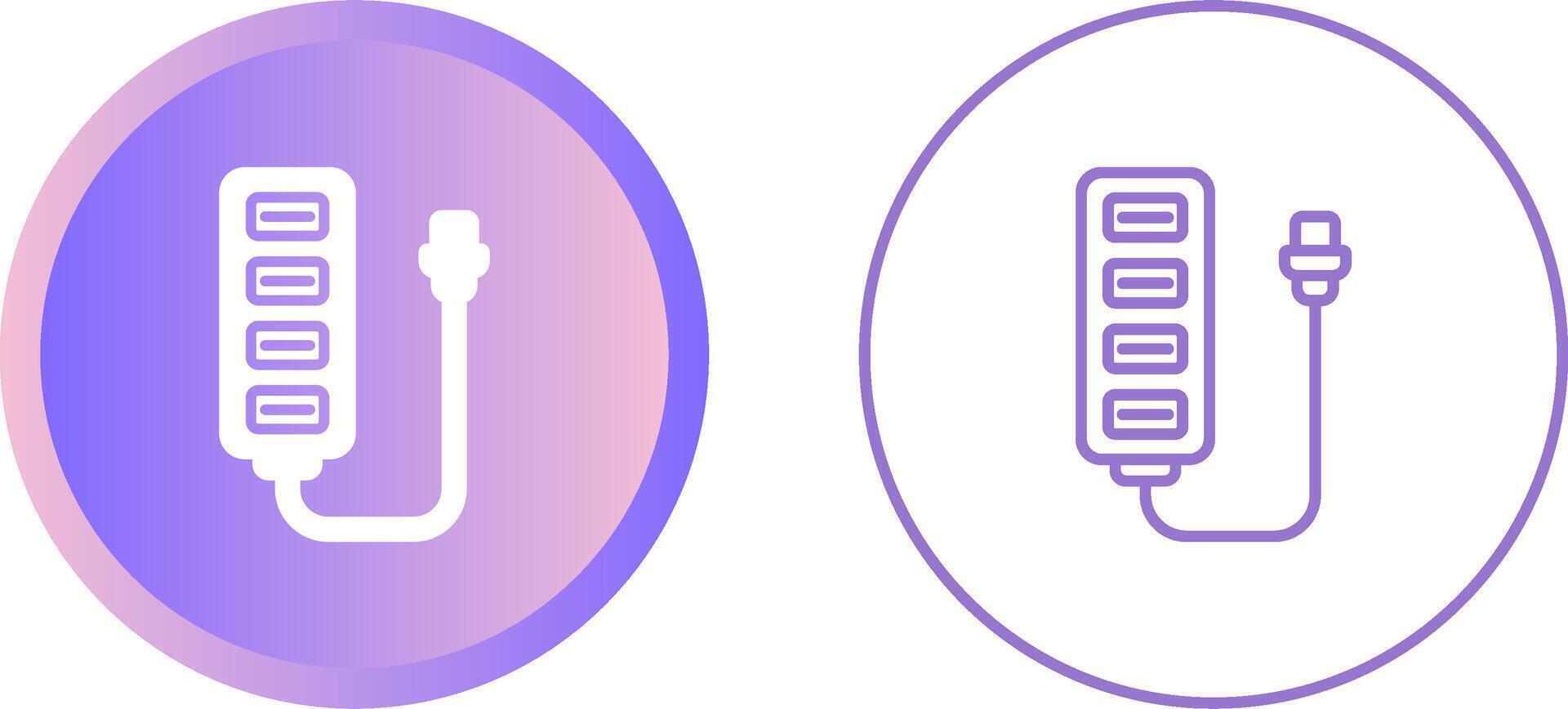 USB Hub Vector Icon