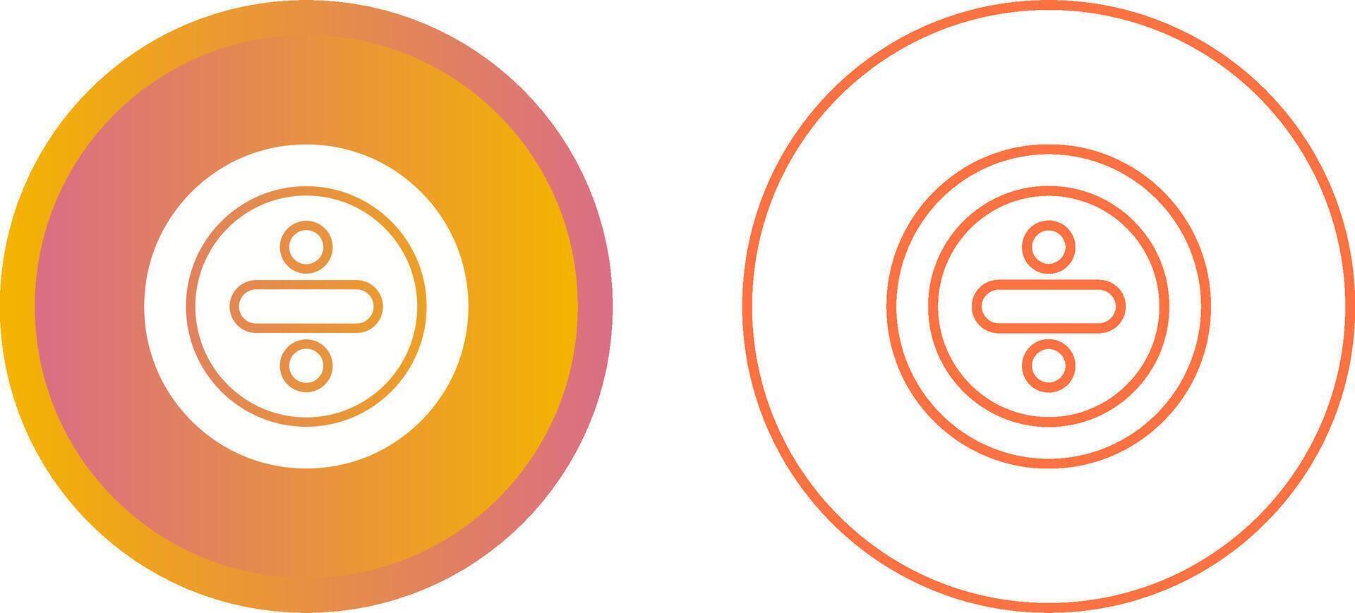 Division Vector Icon
