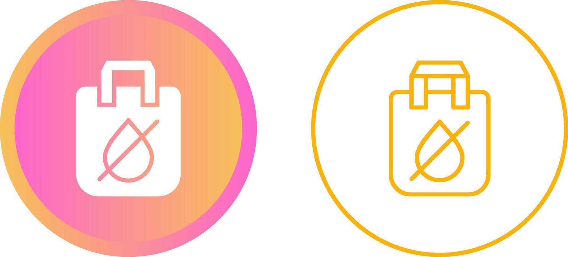 Waterproof bag Vector Icon