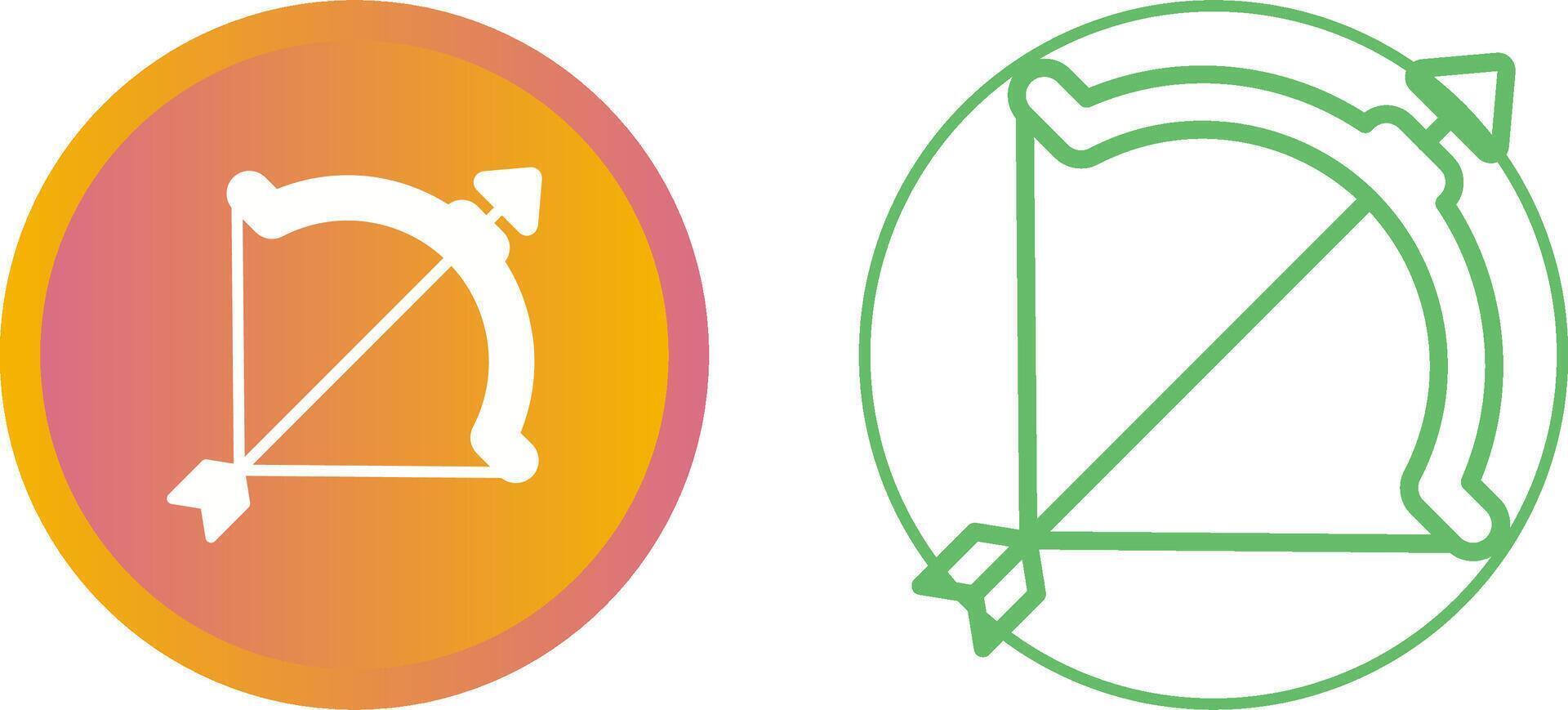 Bow and arrow Vector Icon