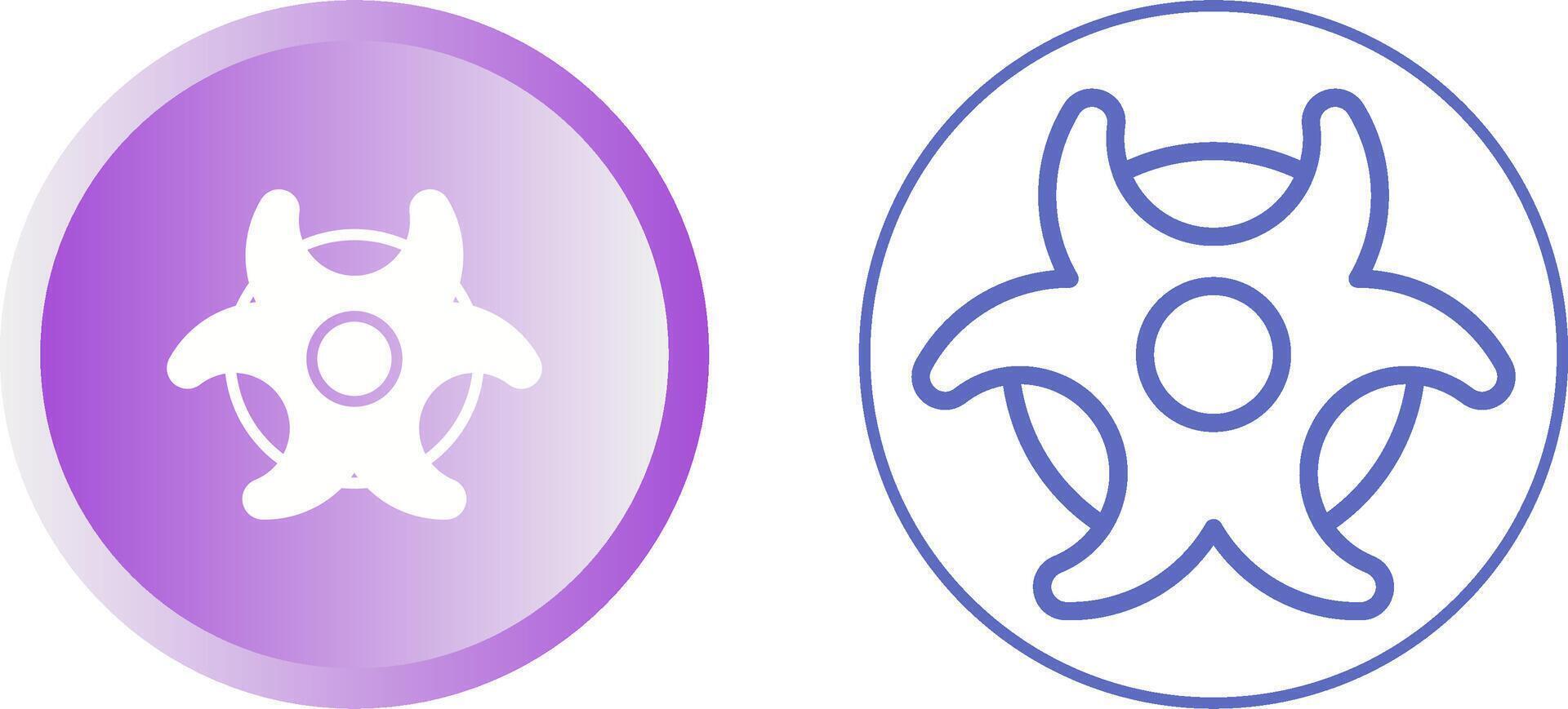 Biohazard symbol Vector Icon