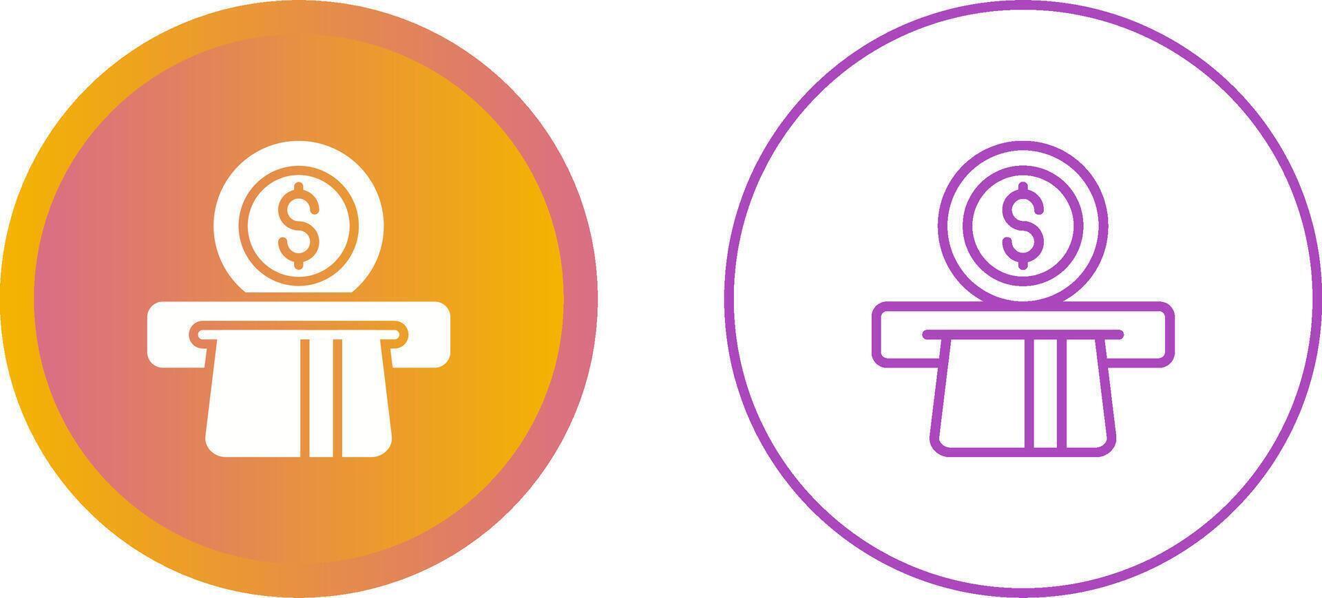 Automated Teller Machine Vector Icon