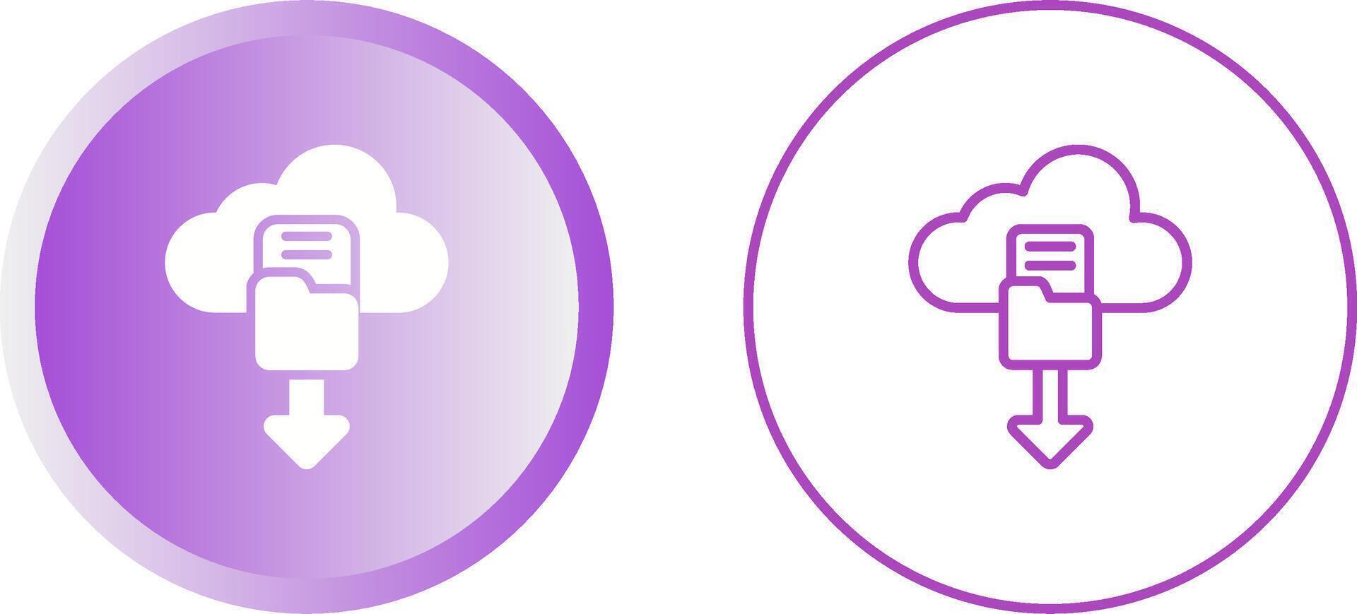 Cloud Security Auditing Vector Icon