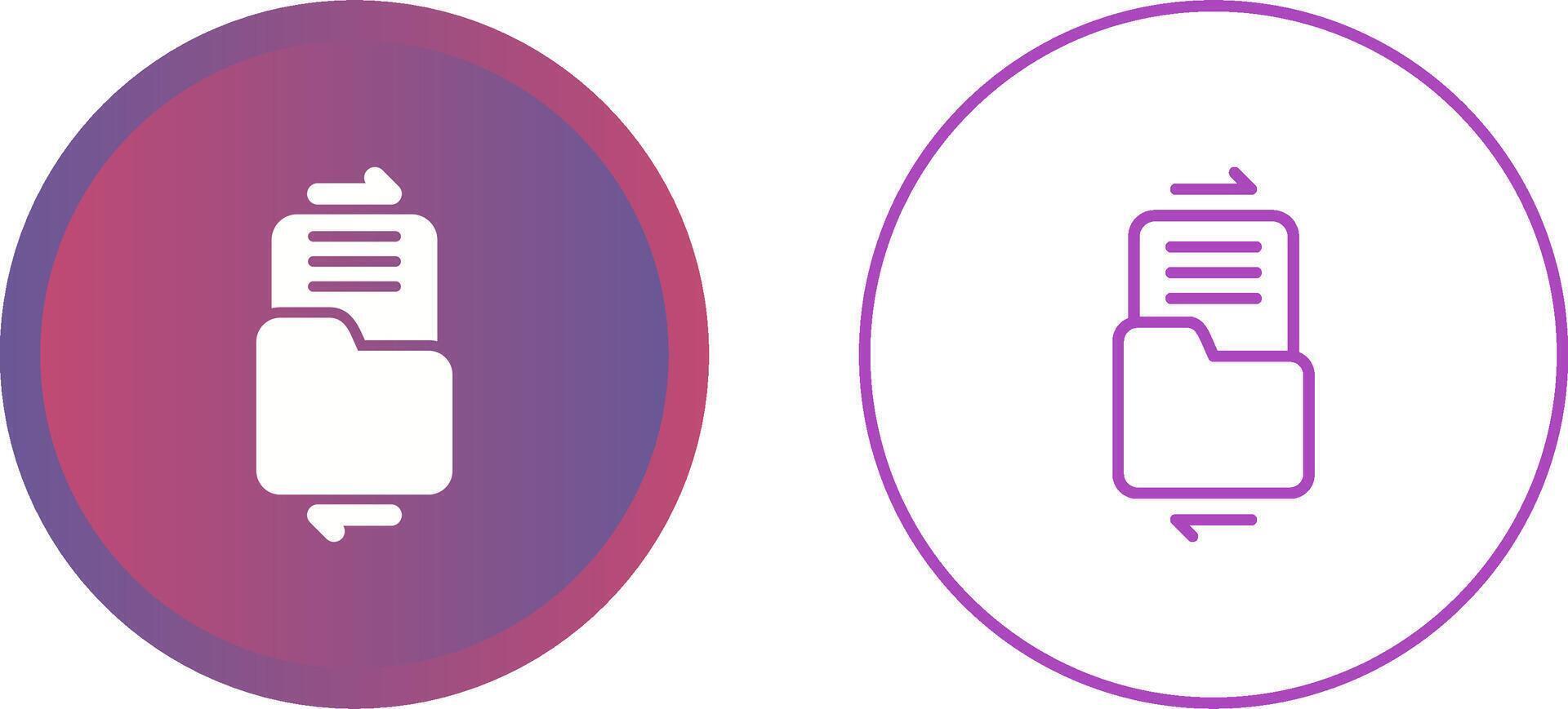 File Sharing Vector Icon