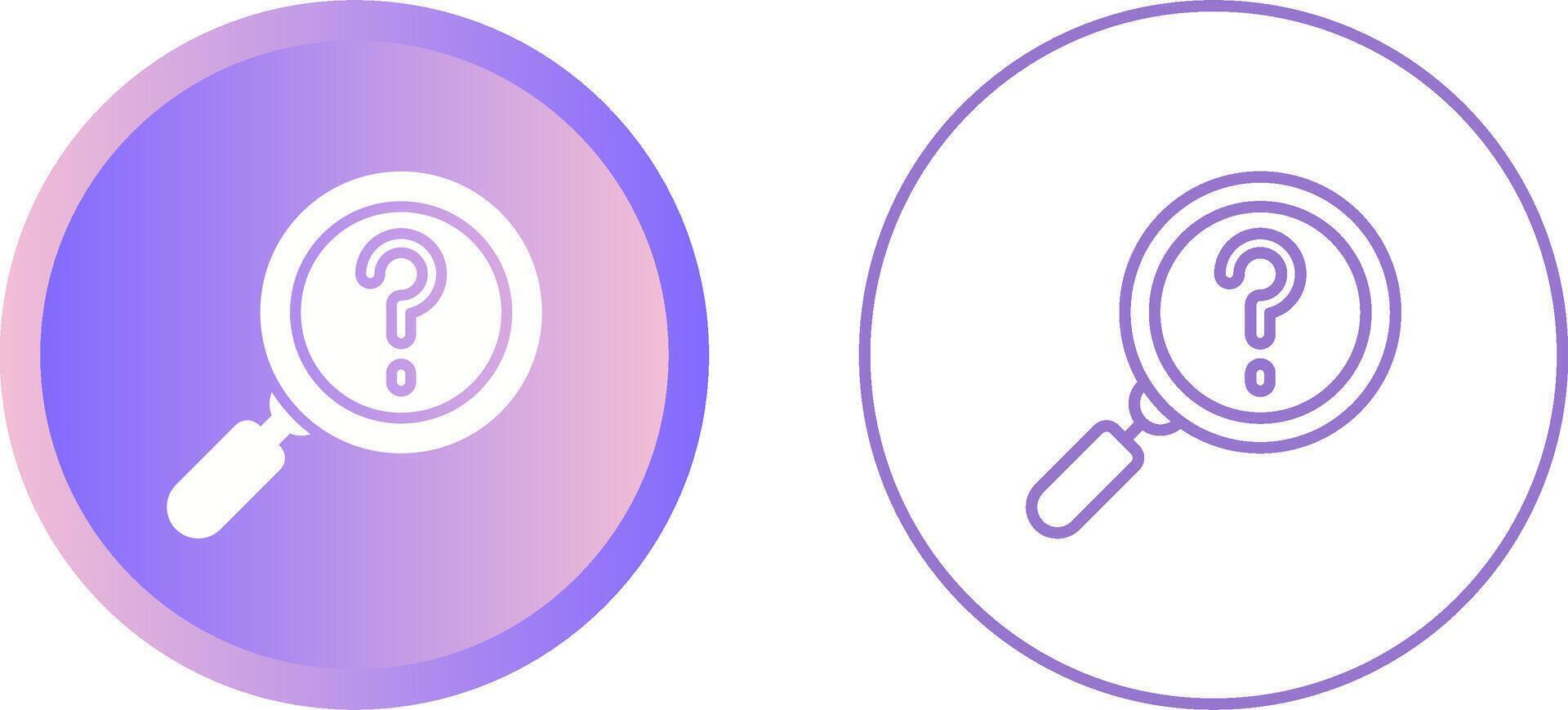 Problem Framing Vector Icon