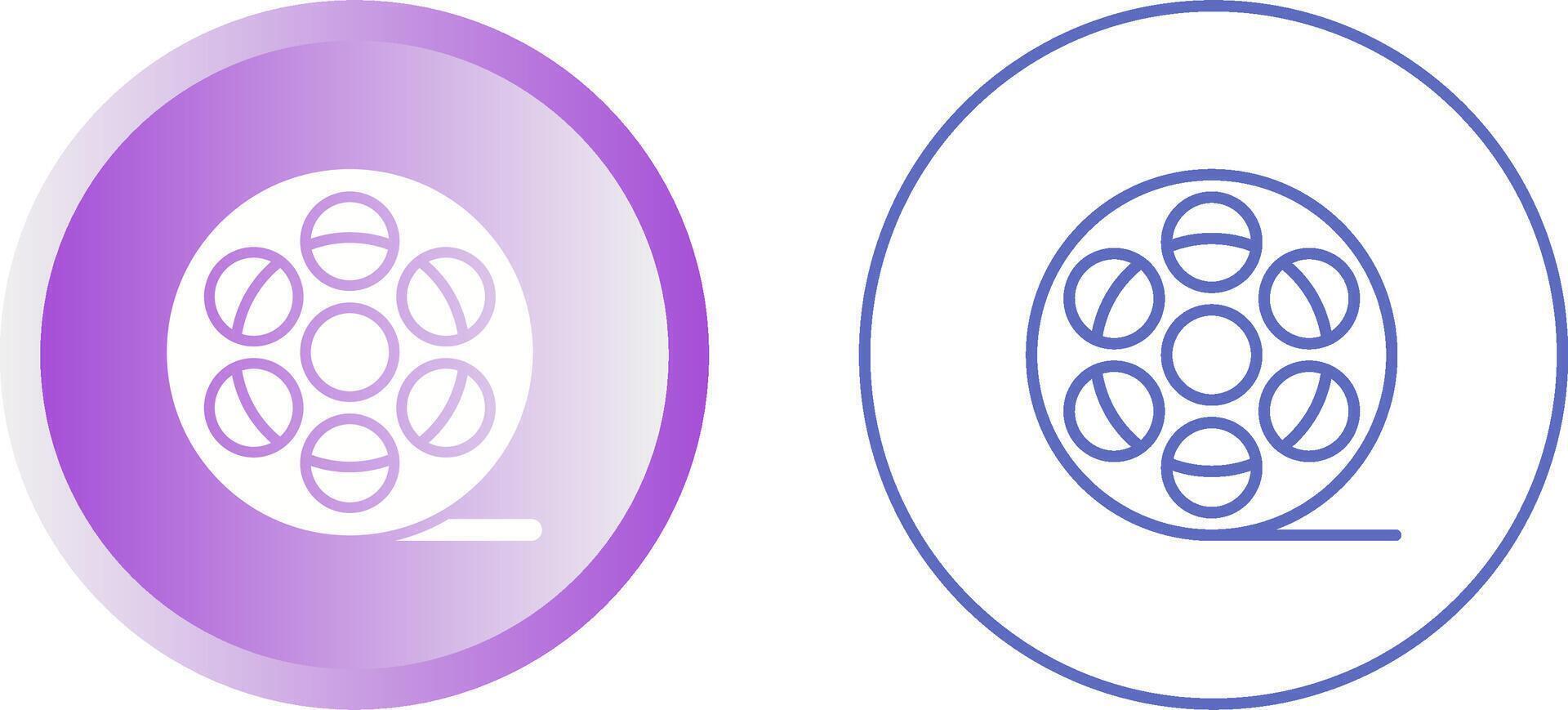 Film Reel Vector Icon
