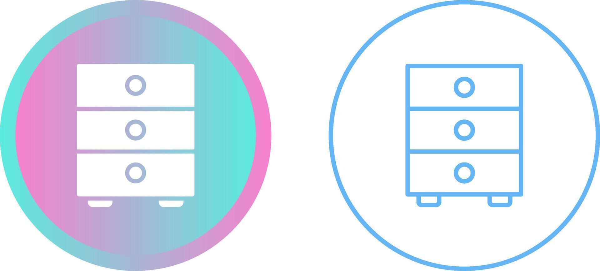 Unique Two Icons Set vector