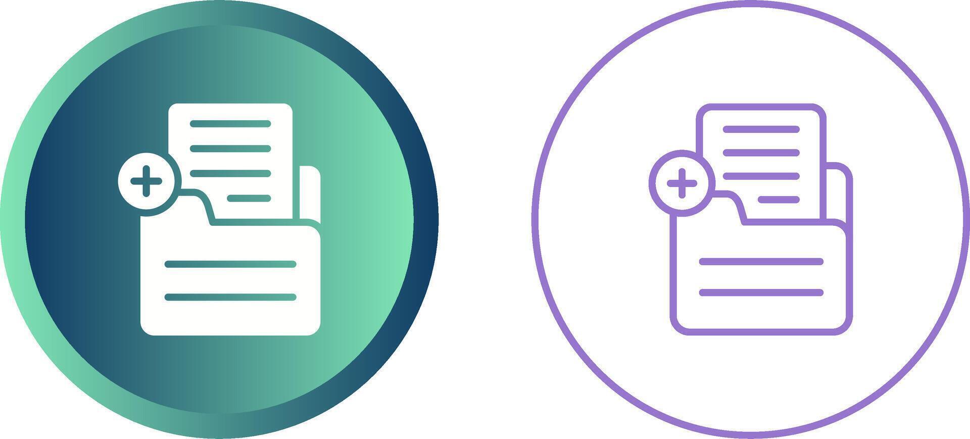 Document Add Vector Icon