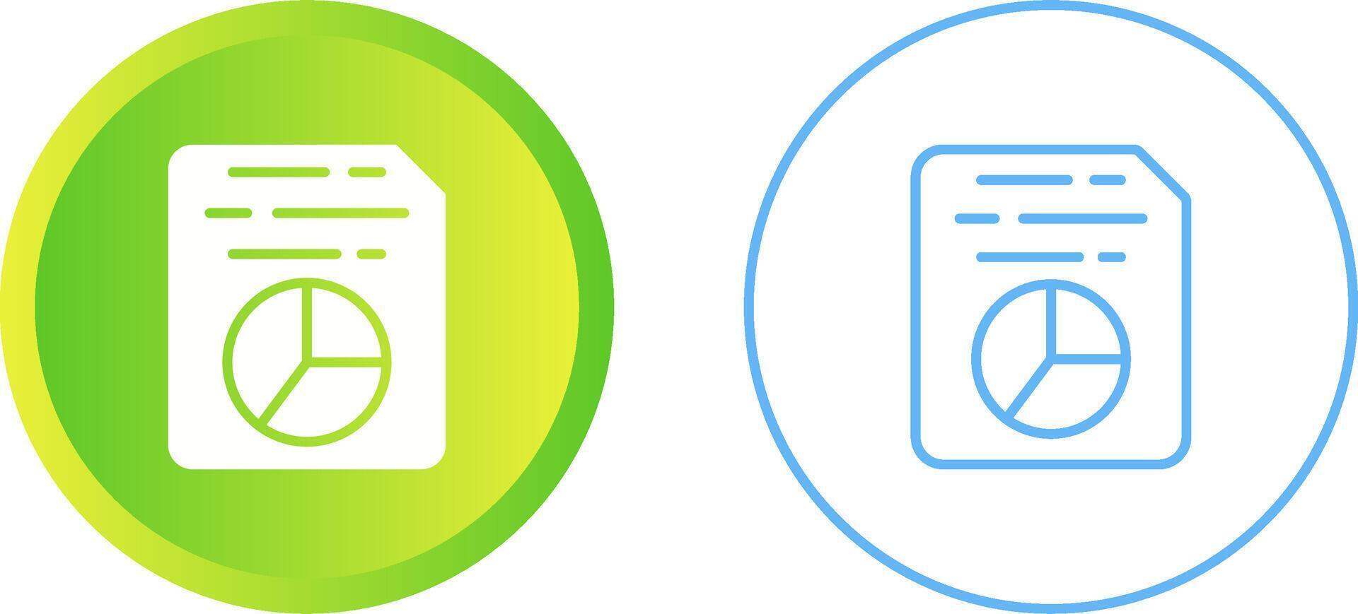 Document Insert Diagram Vector Icon