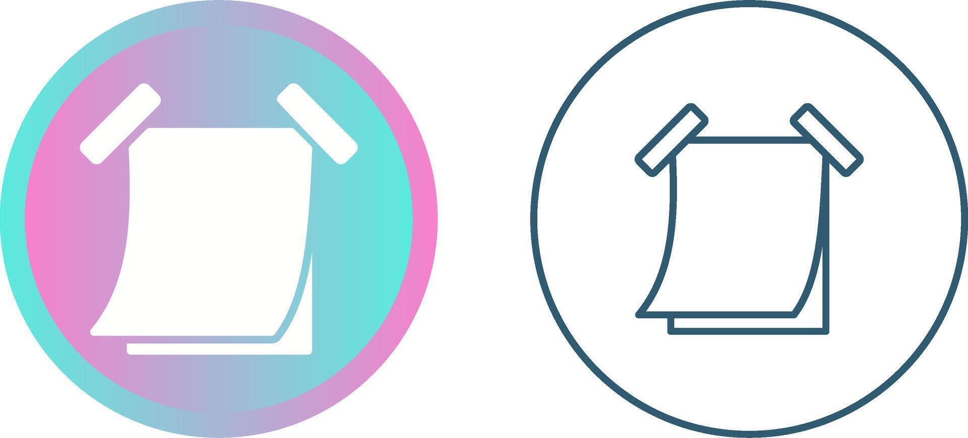 Unique Two Icons Set vector