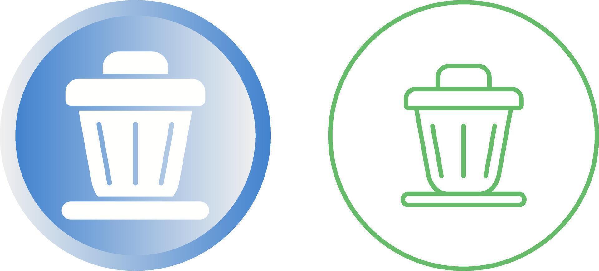 Trash bin Vector Icon