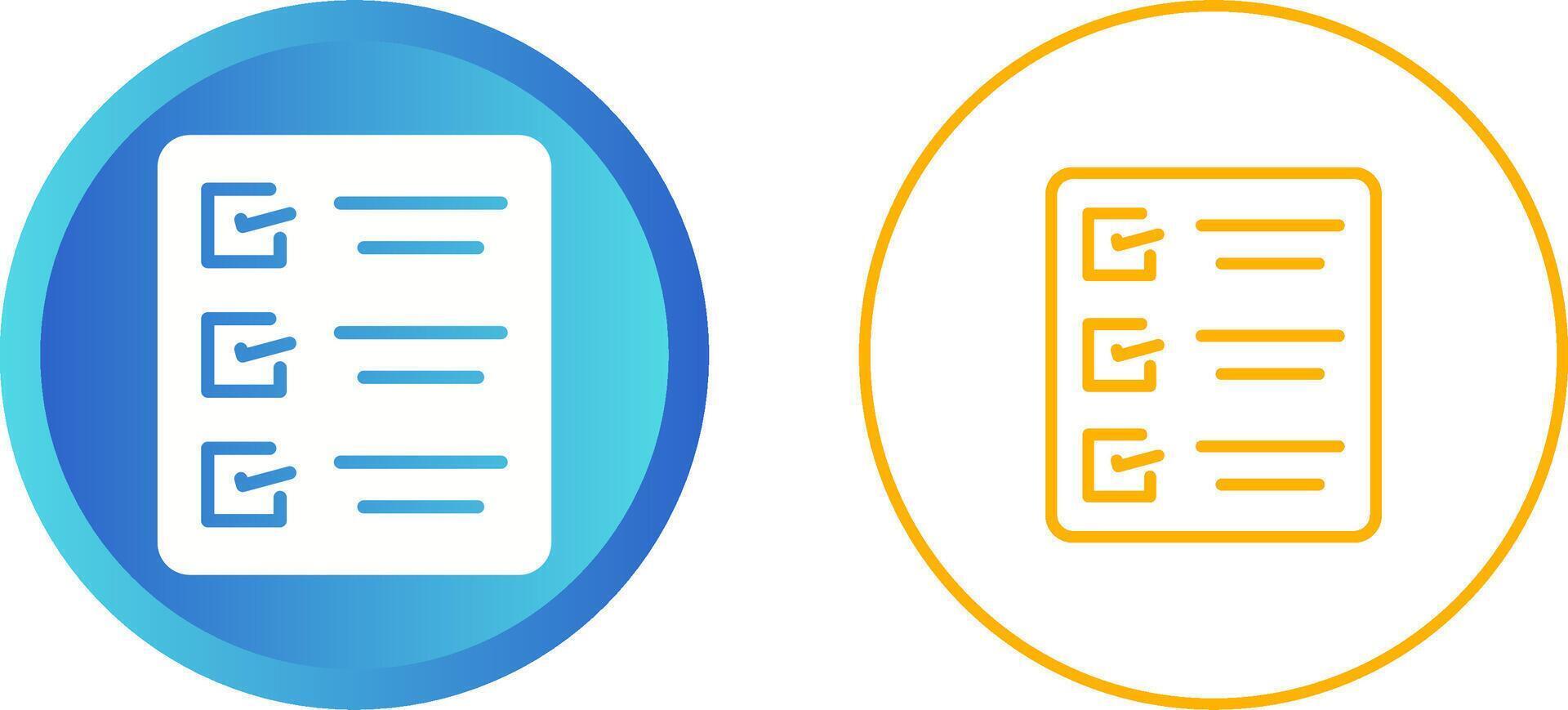 Task list Vector Icon