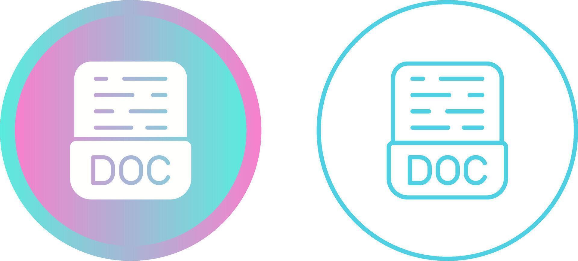 DOC Vector Icon