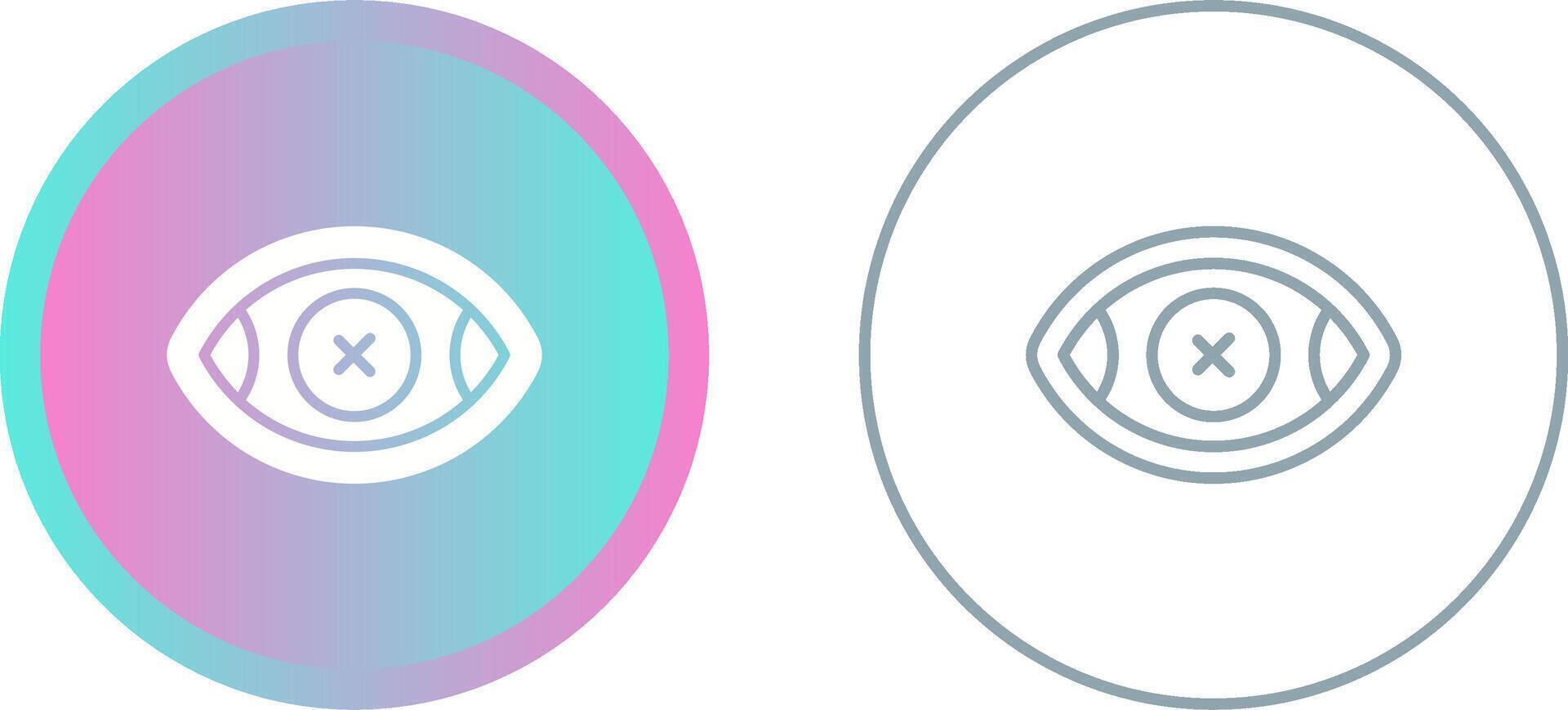 Eye Crossed Vector Icon