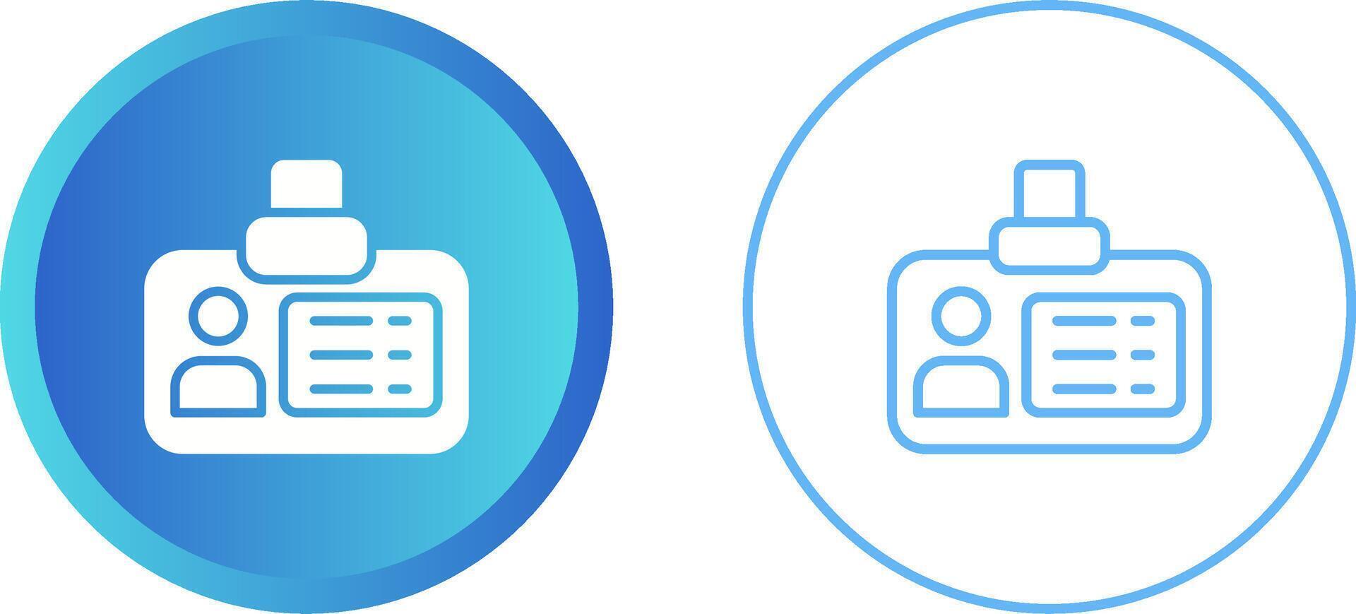 Id Card Vector Icon