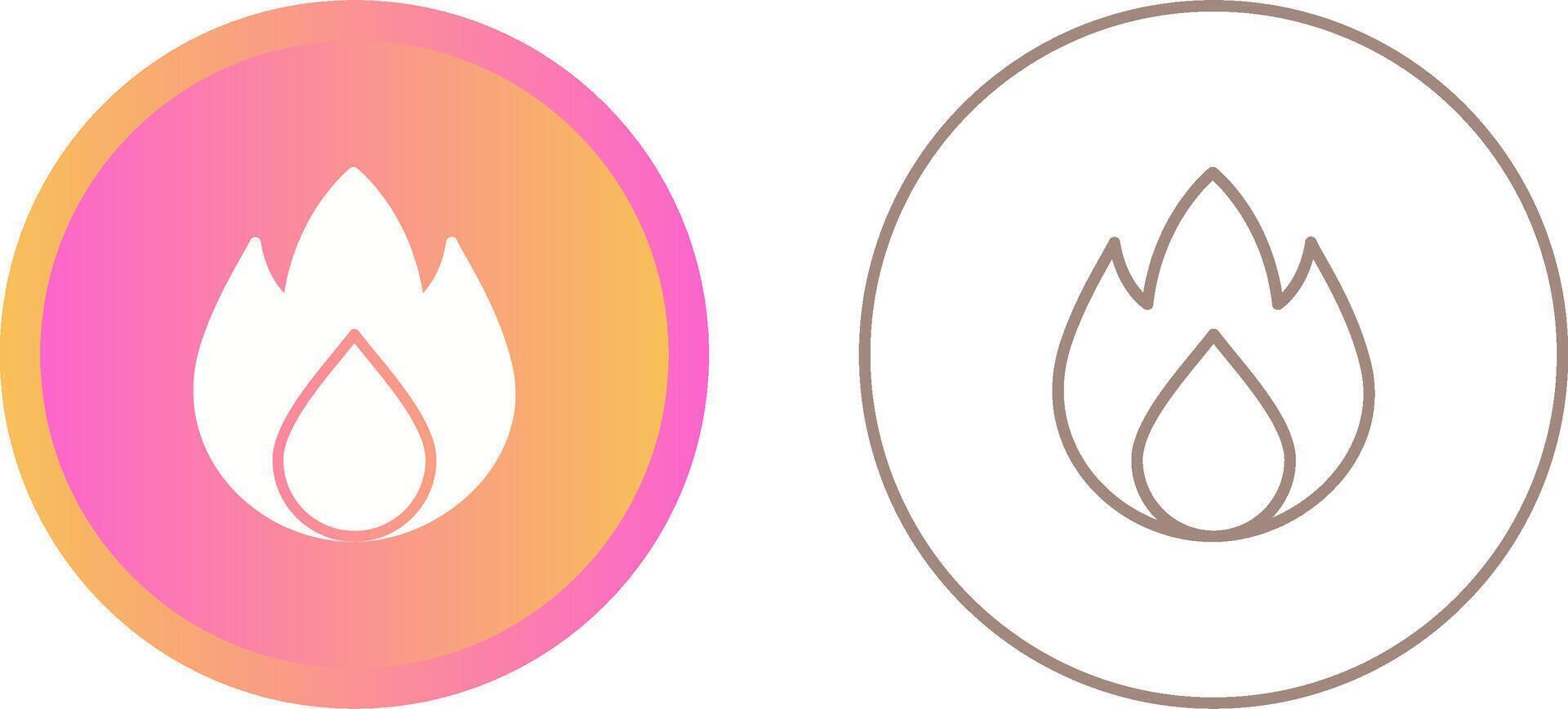 Flame Vector Icon