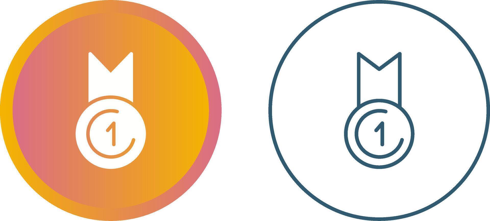 First Place Vector Icon
