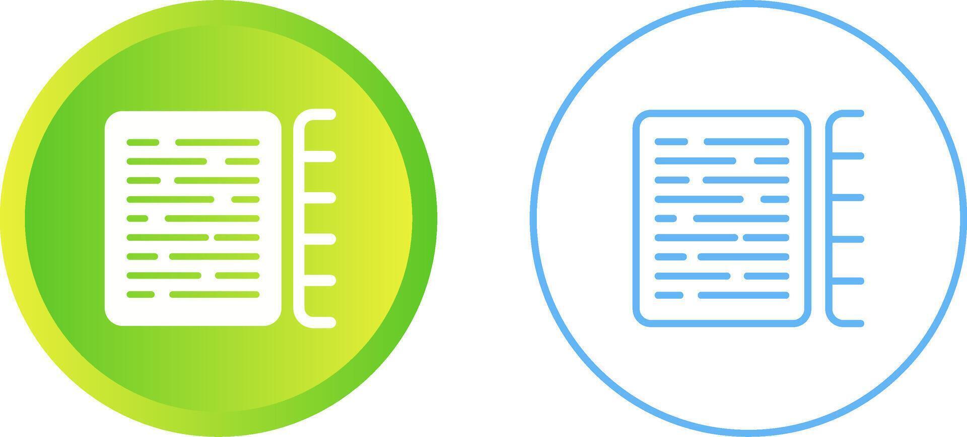 Document Indexing Vector Icon