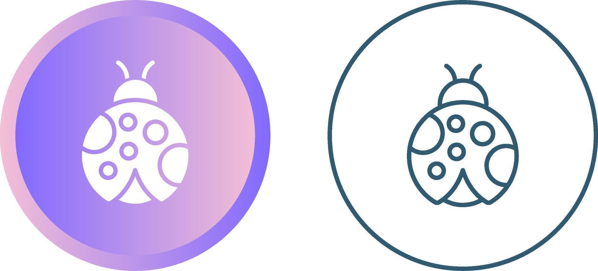 Ladybug Vector Icon