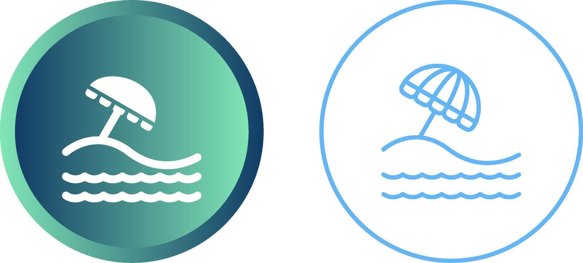 Beach Vector Icon