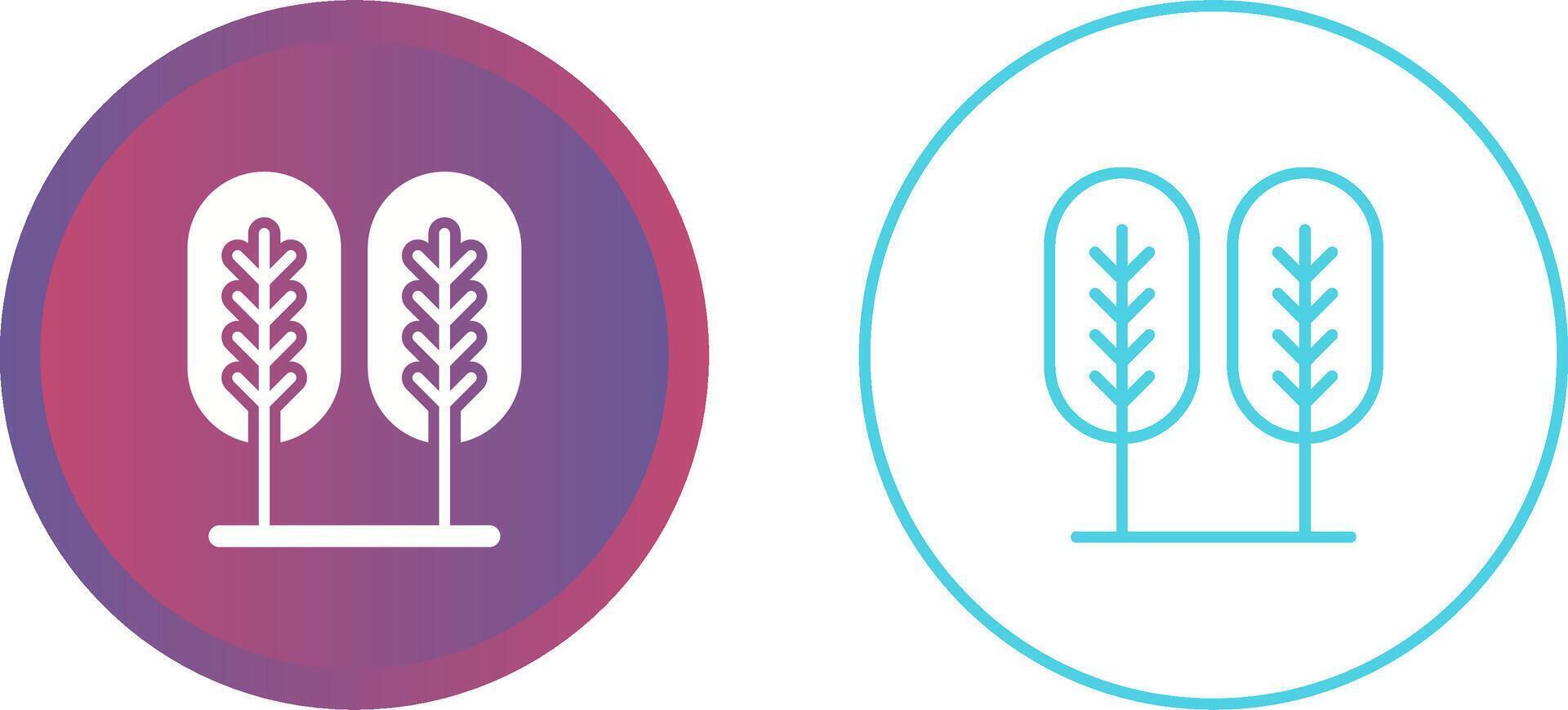 Birch tree Vector Icon