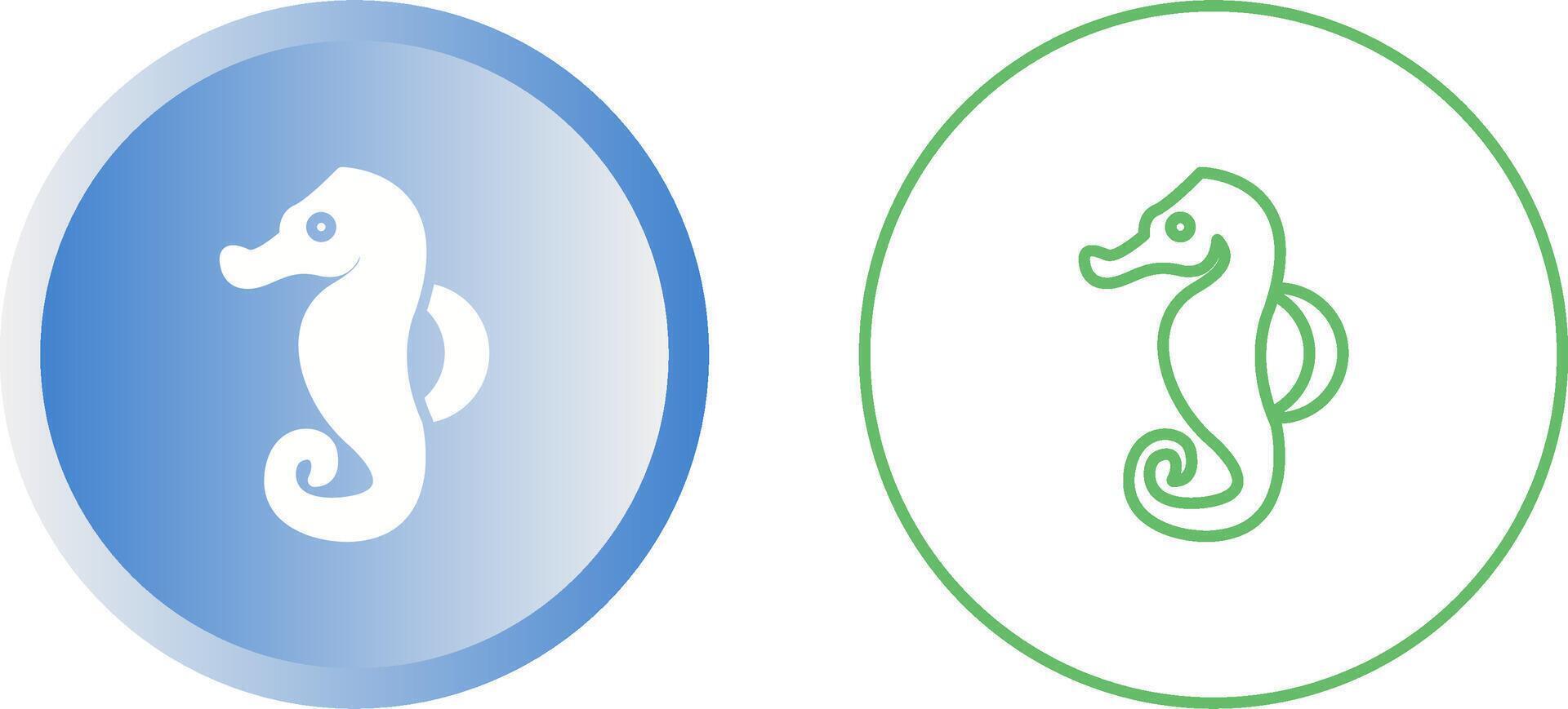 Seahorse Vector Icon