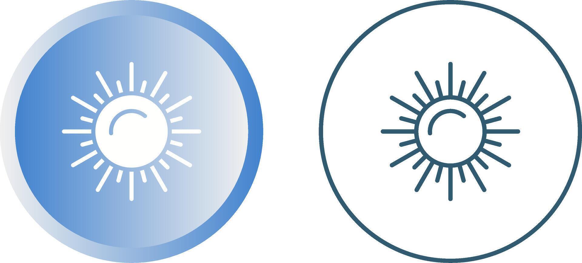 Sun Vector Icon