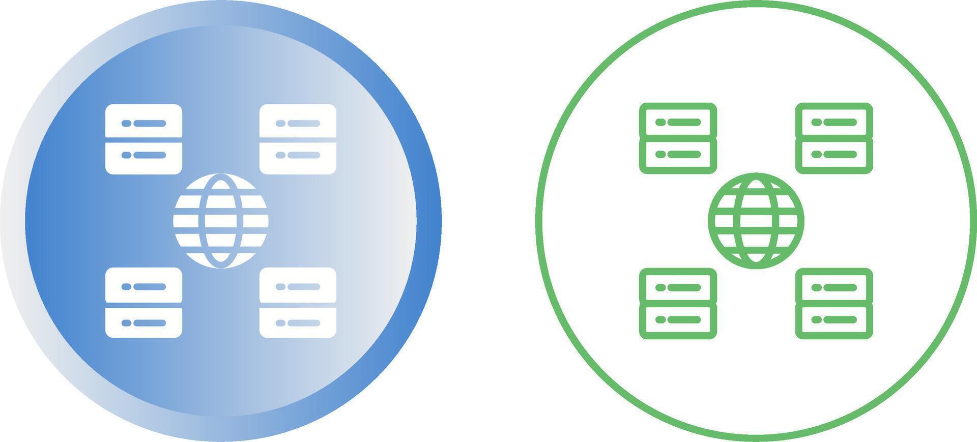 Content Delivery Network Vector Icon
