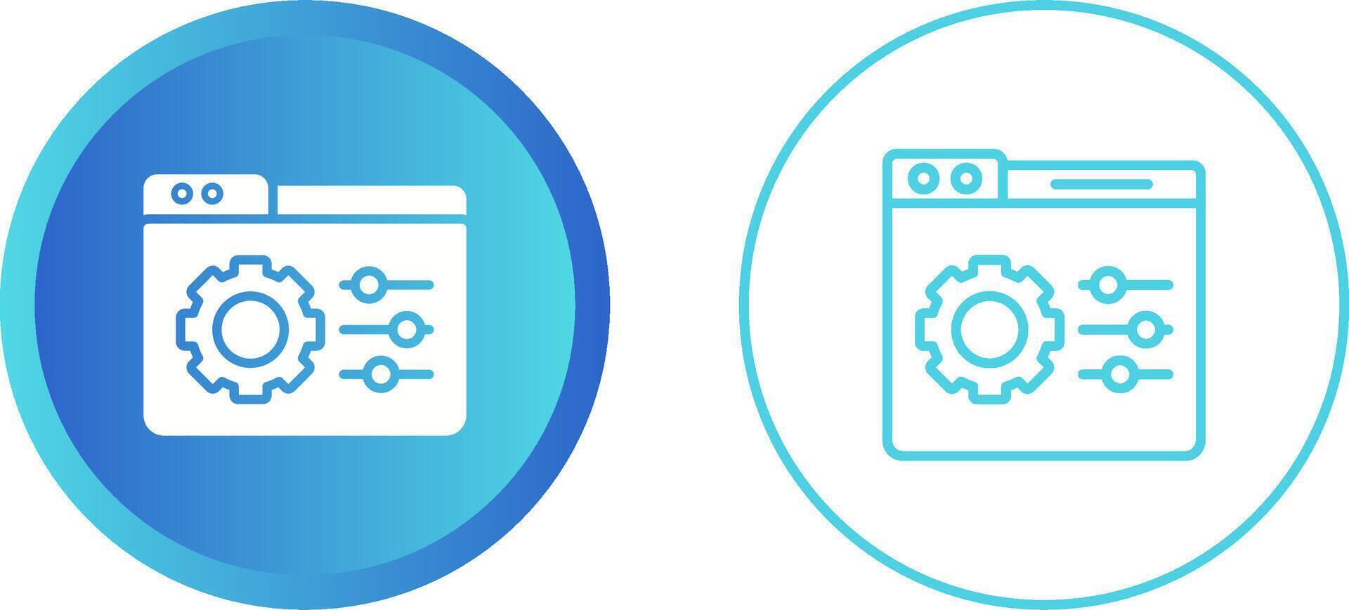 Control Panel Vector Icon