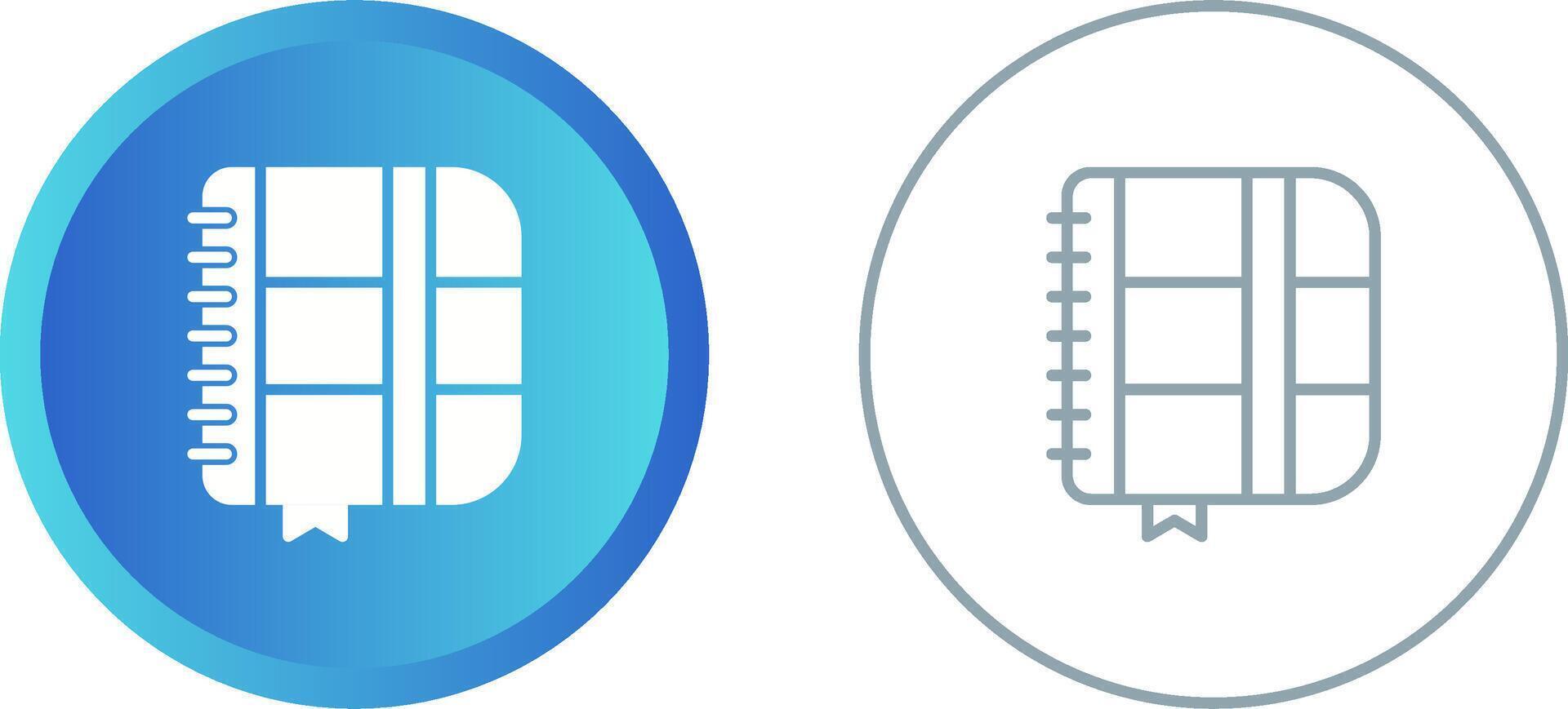 Notebook Vector Icon