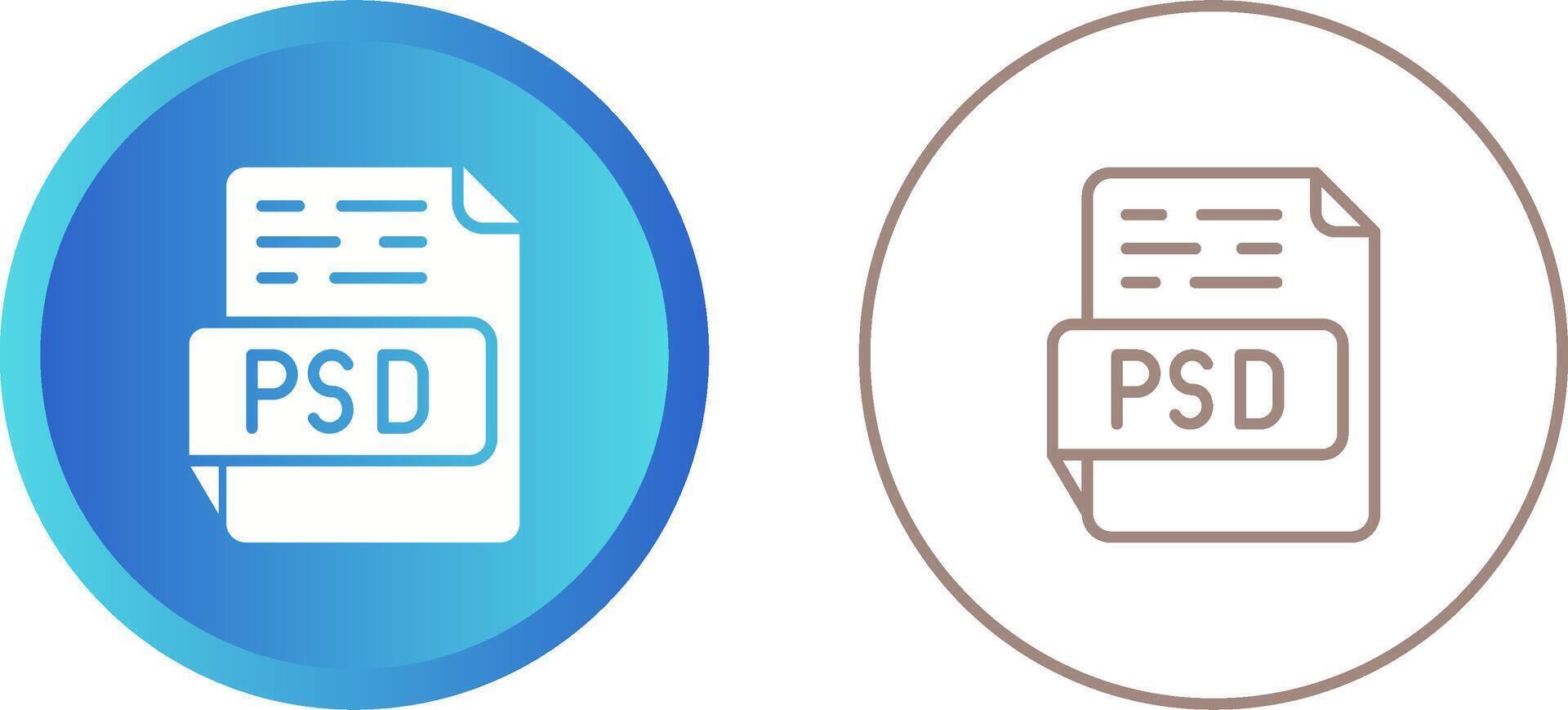 Unique Two Icons Set vector