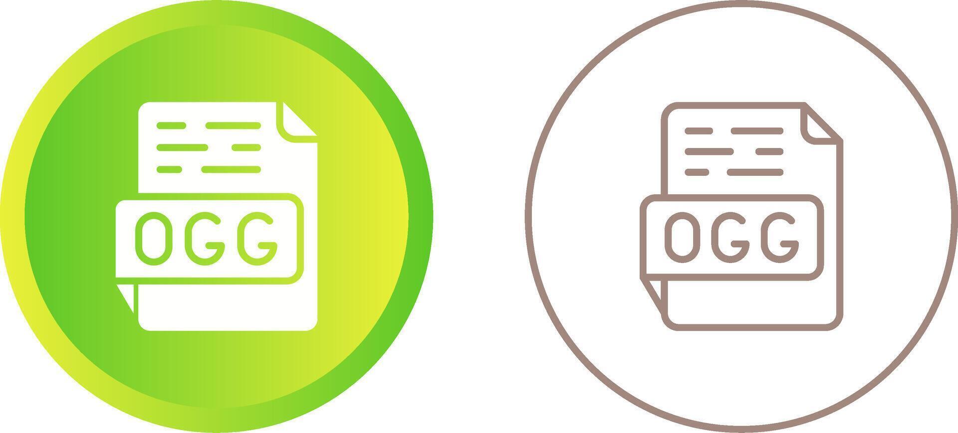 OGG Vector Icon