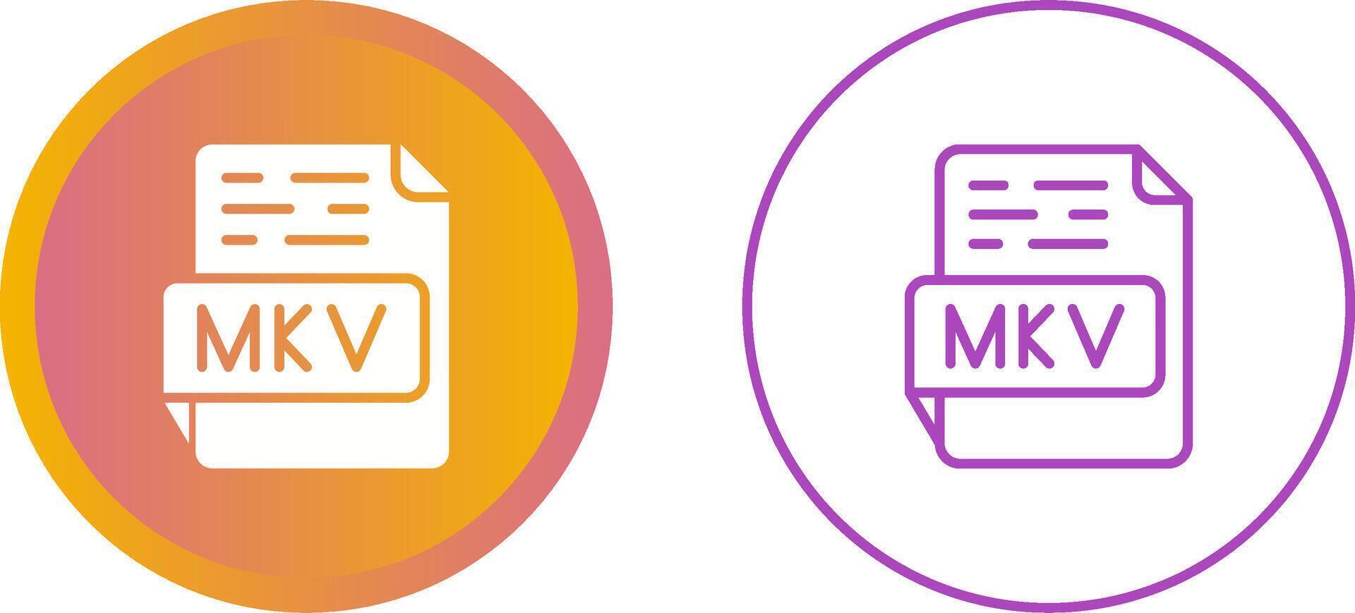 MKV Vector Icon