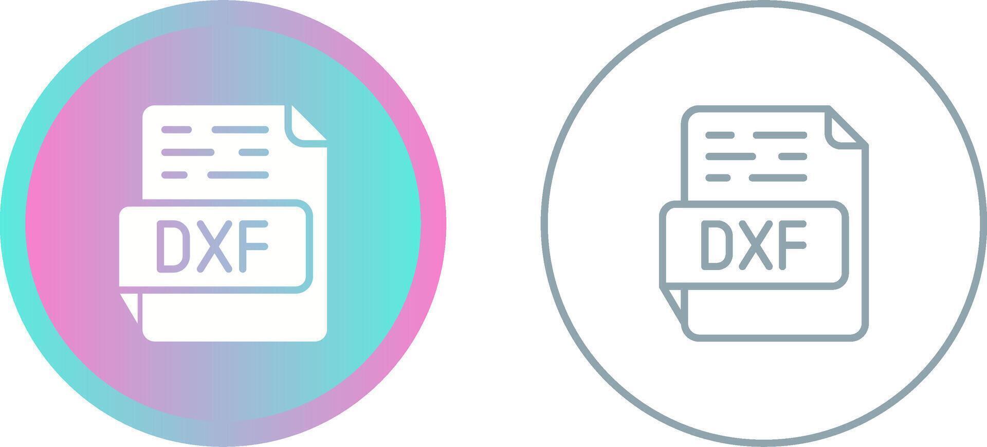 DXF Vector Icon