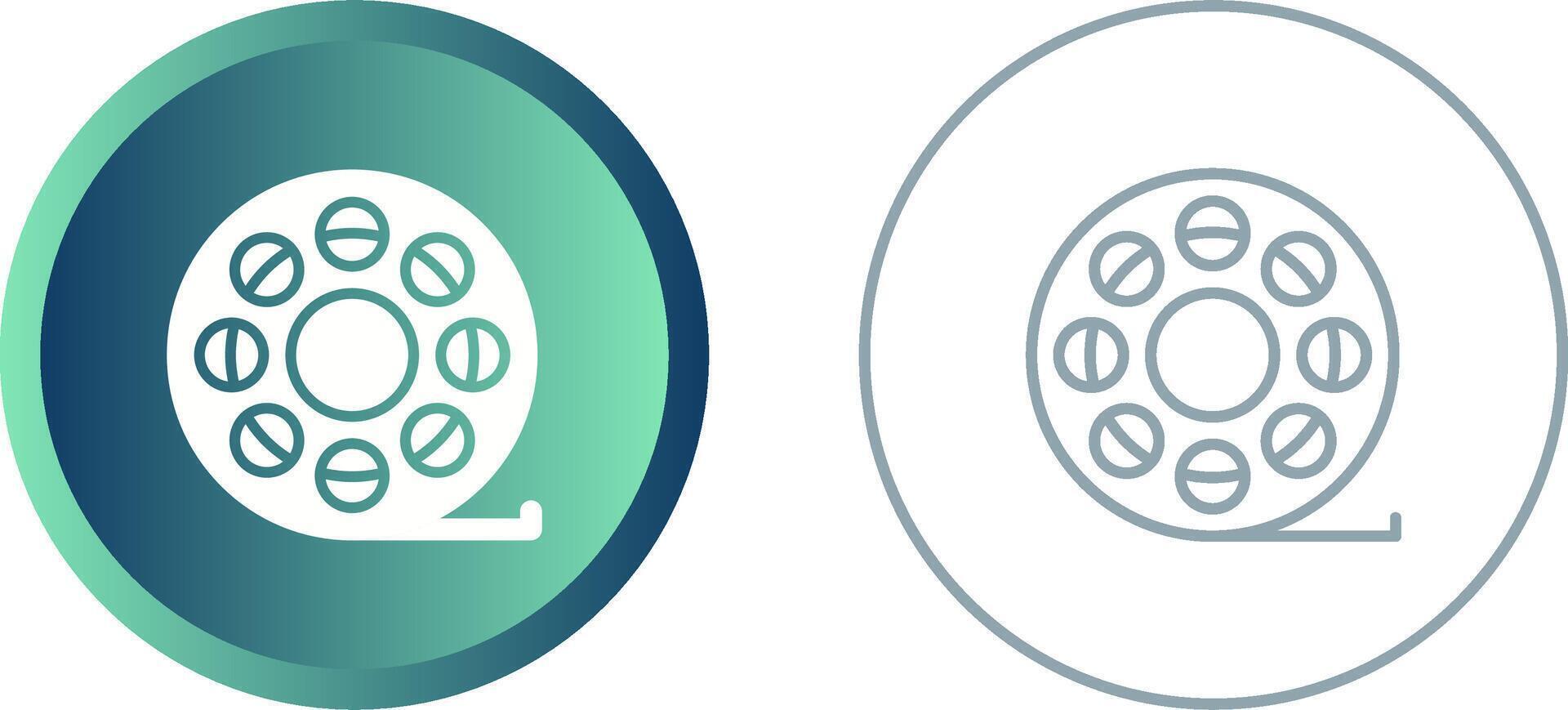 Film Reel Vector Icon
