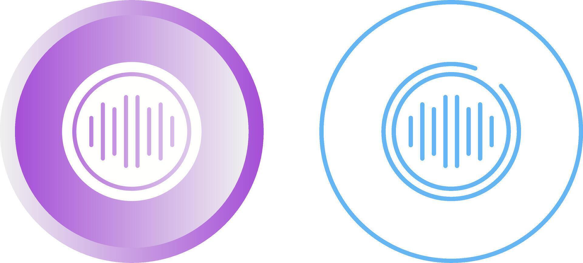 Audio Spectrum Vector Icon