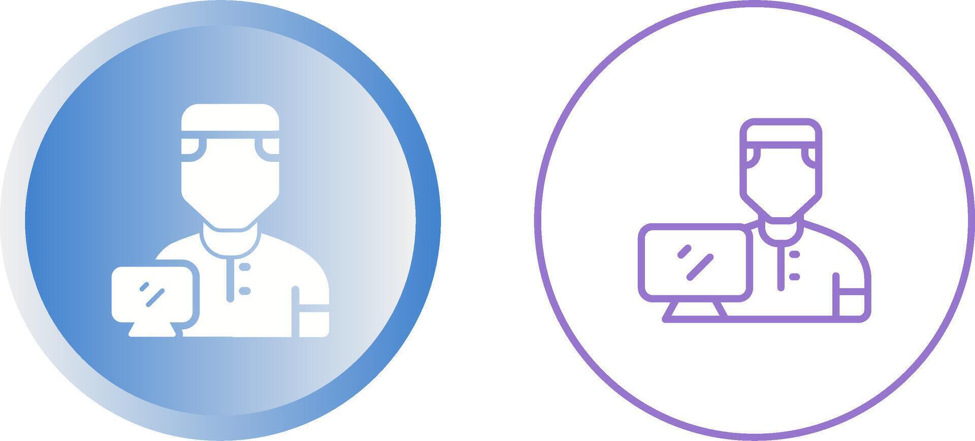 Working Man Vector Icon