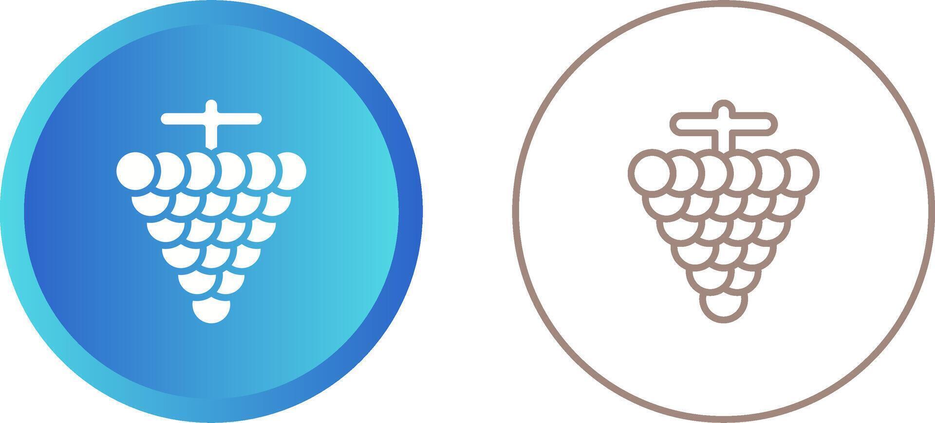 Grapes Vector Icon