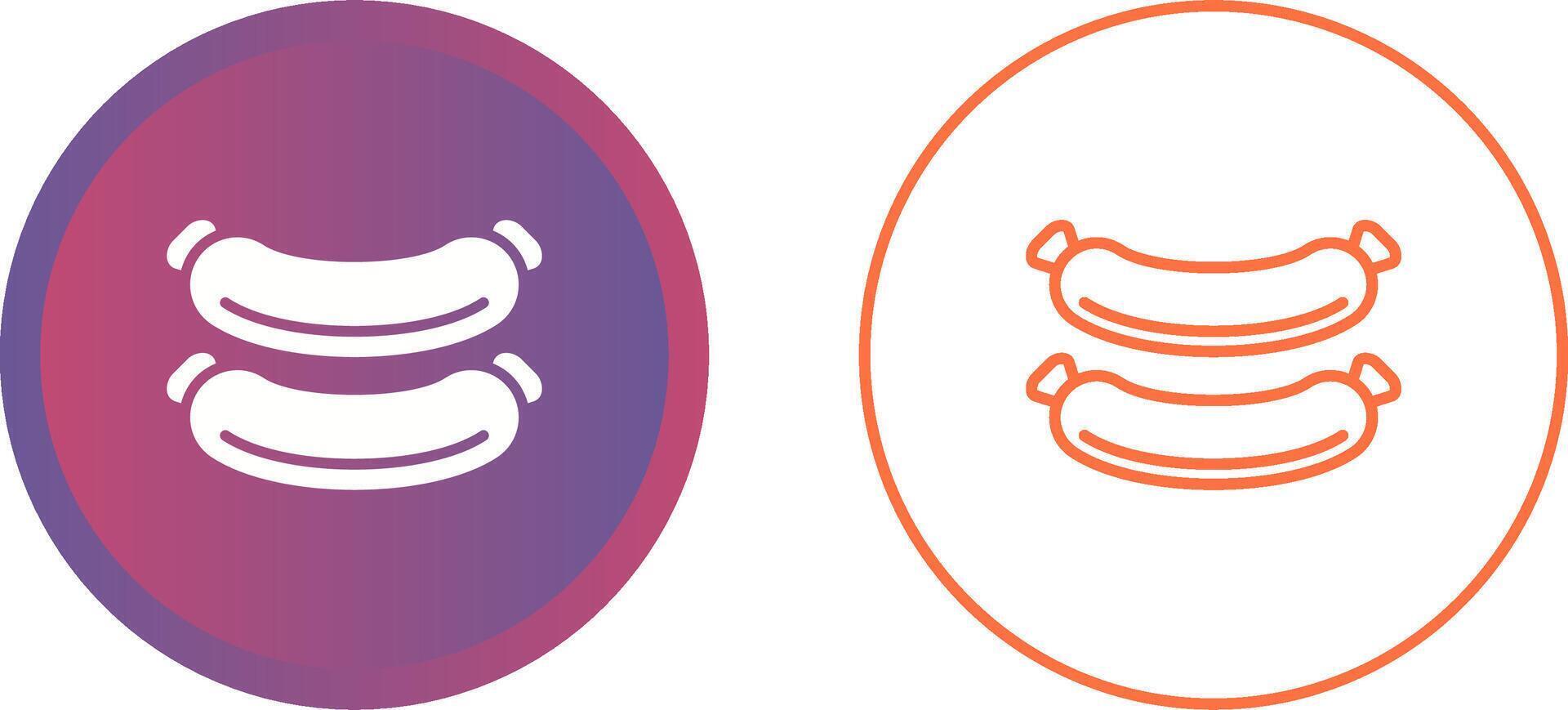 Sausage Vector Icon