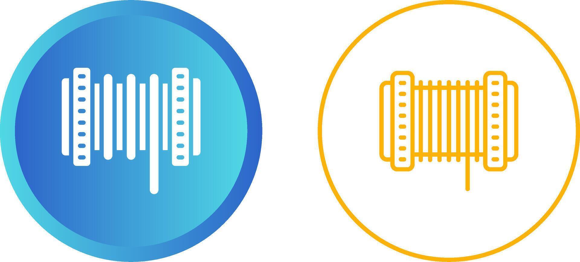 cable carrete vector icono